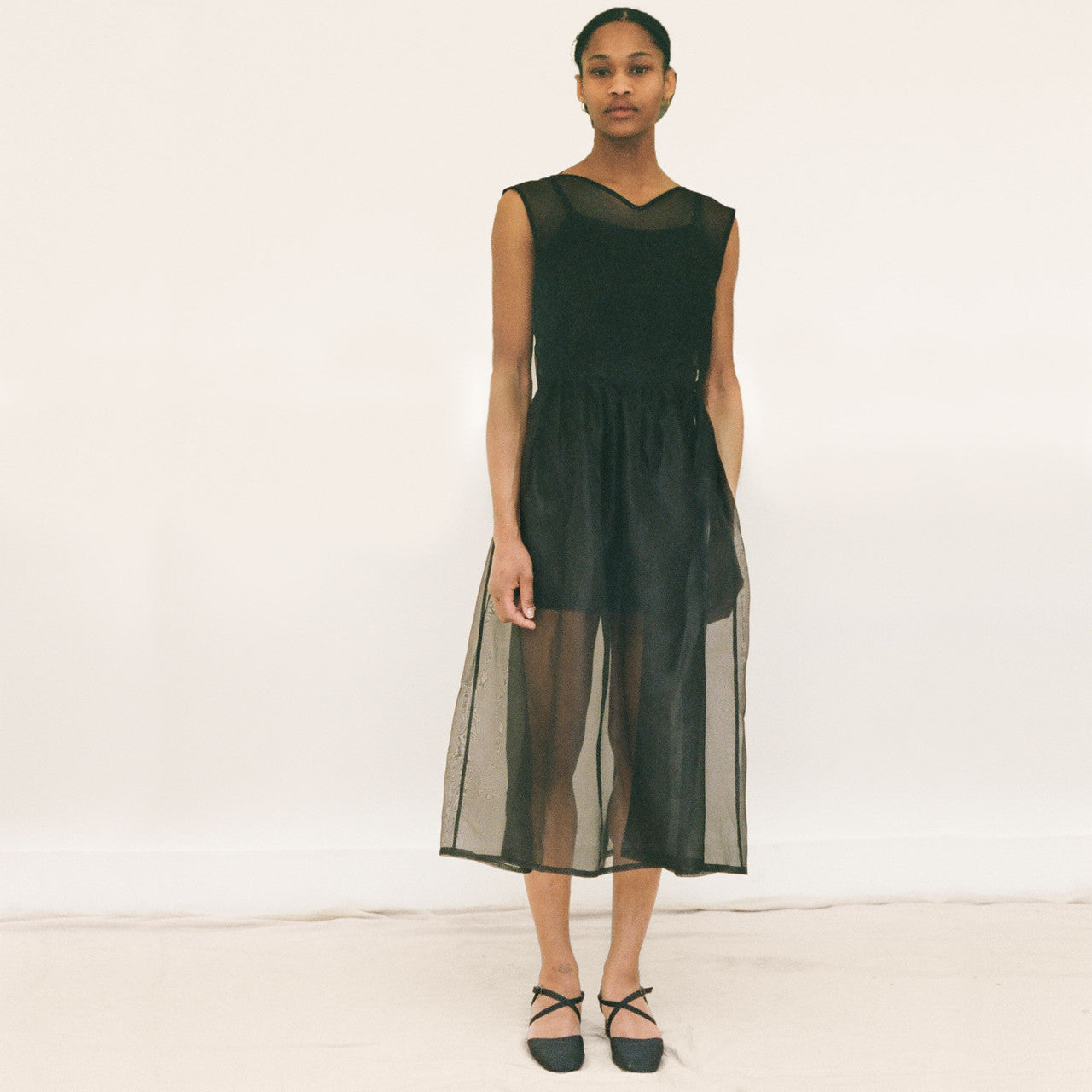 Black Organza Ghost Dress Medium Black Organza Ghost Dress Medium