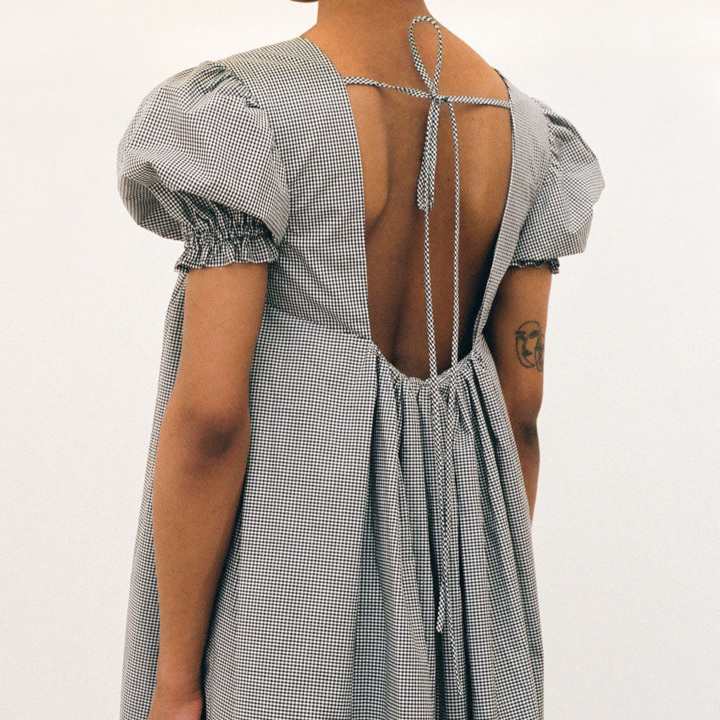 Vichy Check Cotton Tie-back Dress (50% off) Salter House Vichy Check Cotton Tie-back Dress (50% off) Salter House