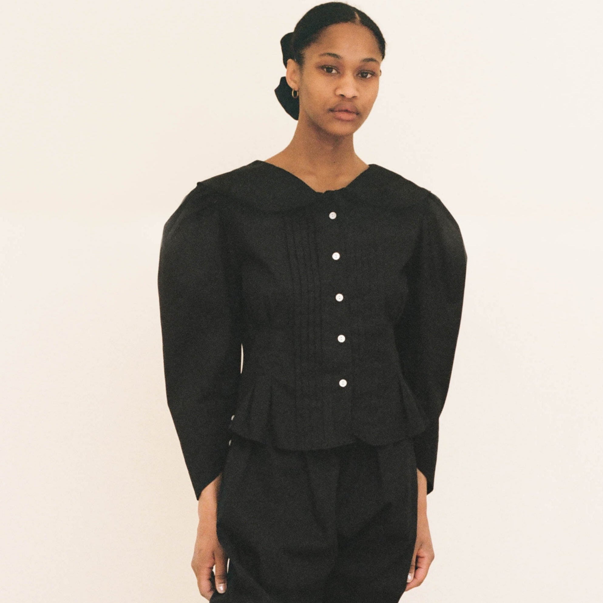 Black Beatrice Blouse