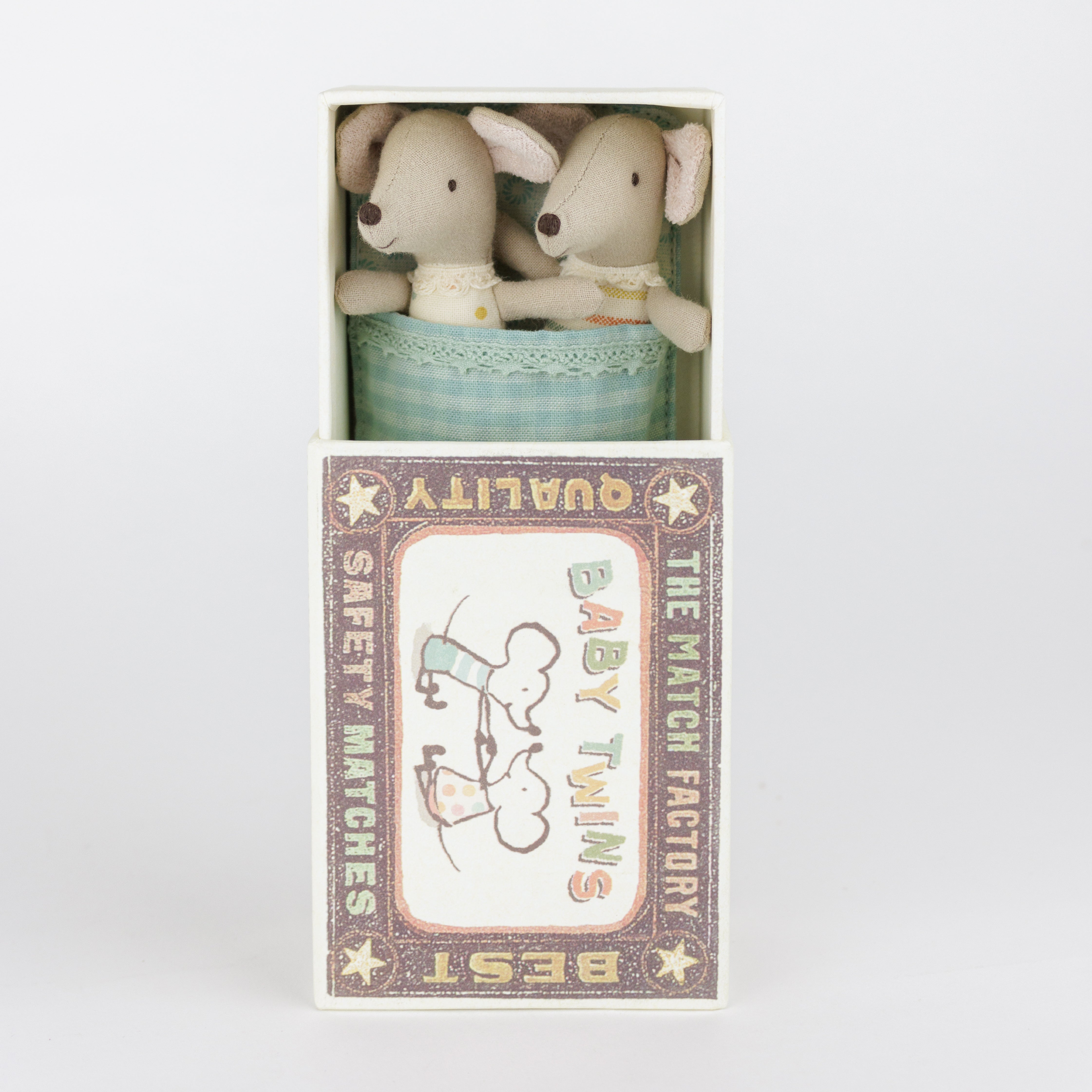Maileg Mouse Baby Twins in a Box