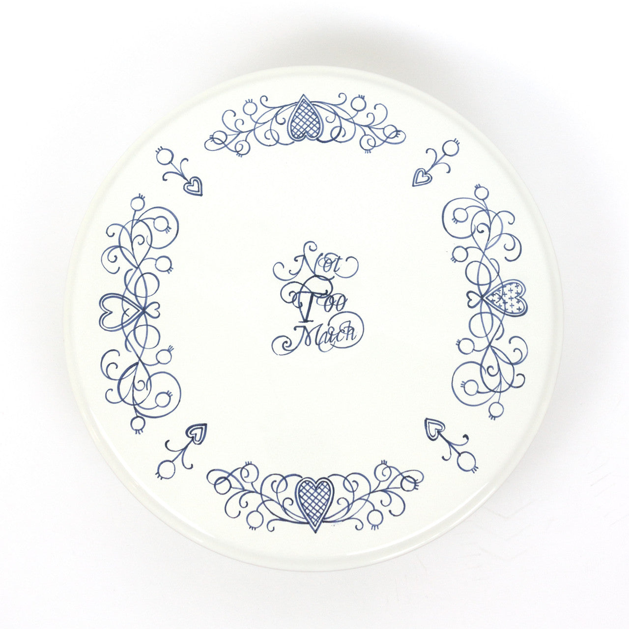 Not Too Much Cake Stand, Blue – Salter House