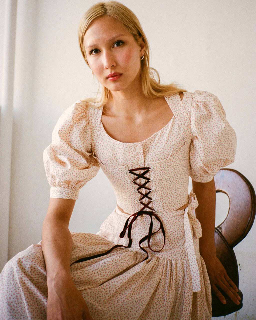 Pink Primrose Cotton Corset (20% off)