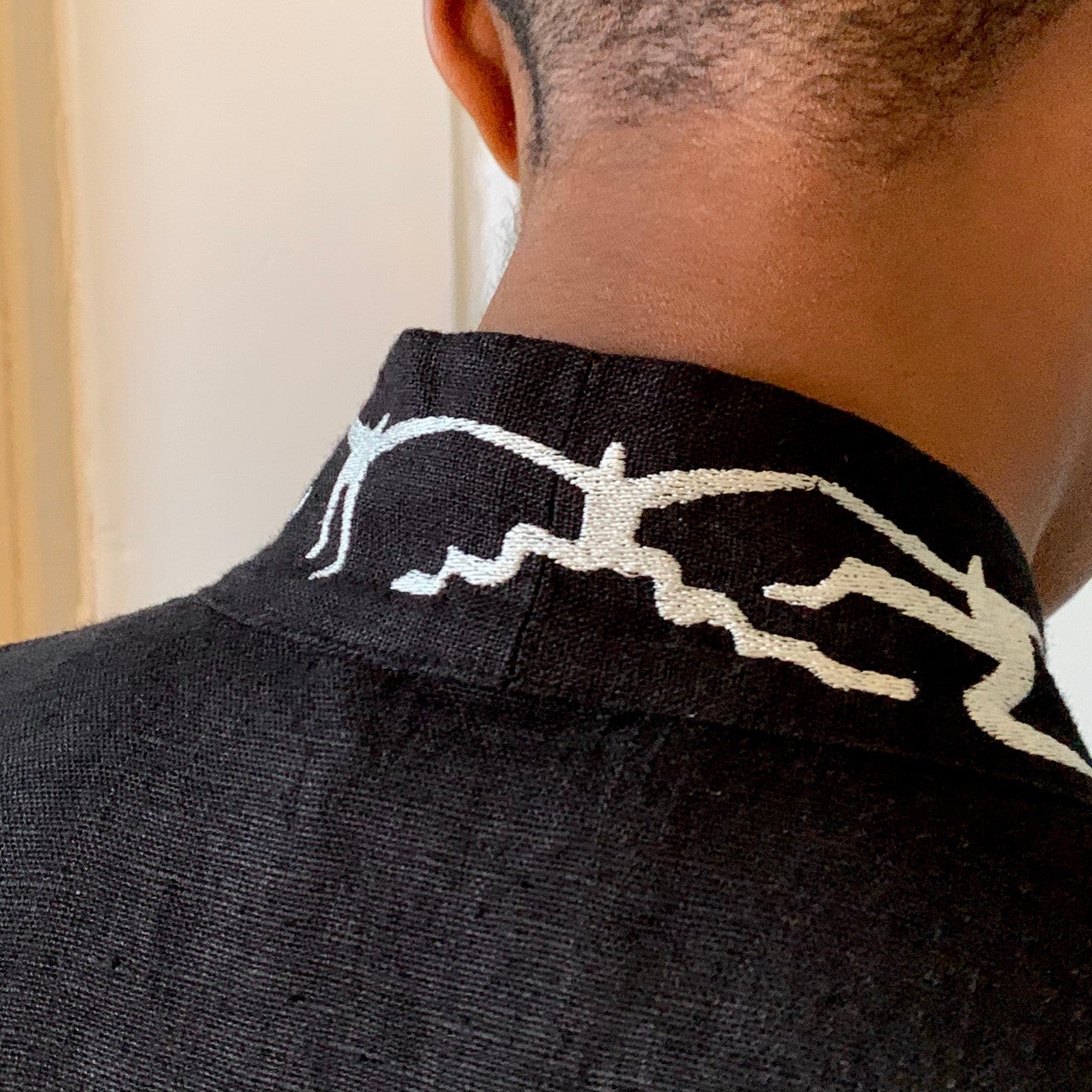 Cecile McLorin Salvant x Salter House Linen Robe, Black