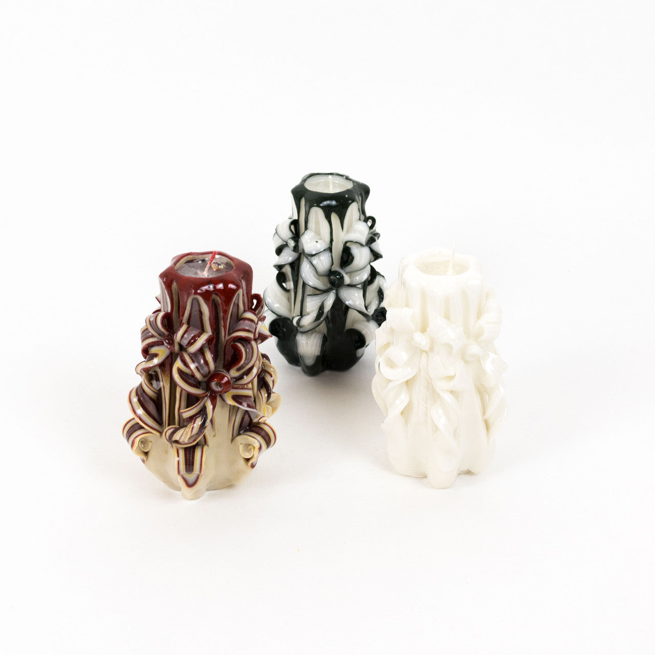 Hand Carved Pillar Candle