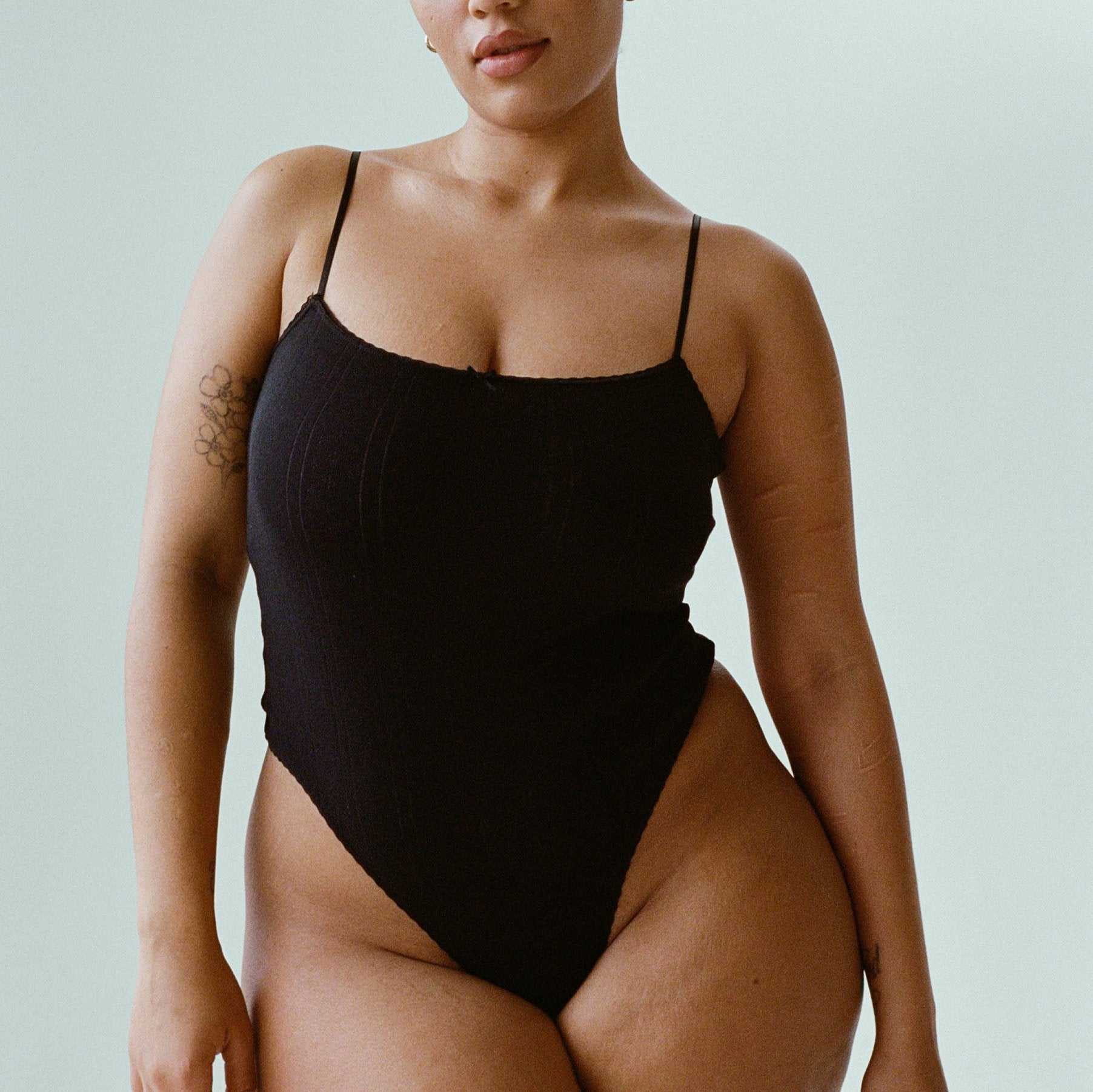 Cou Cou Black Bodysuit