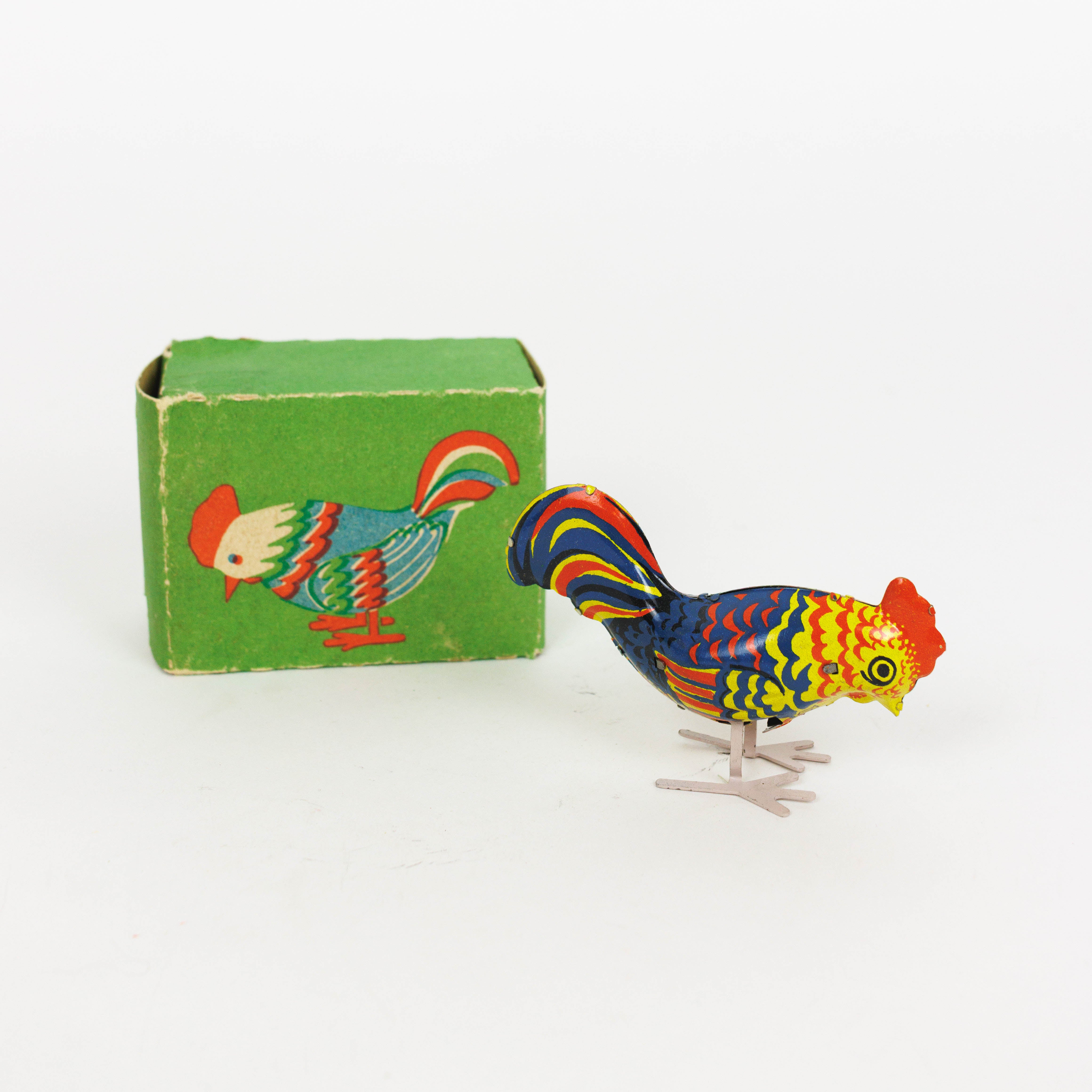 Antique Pecking Rooster