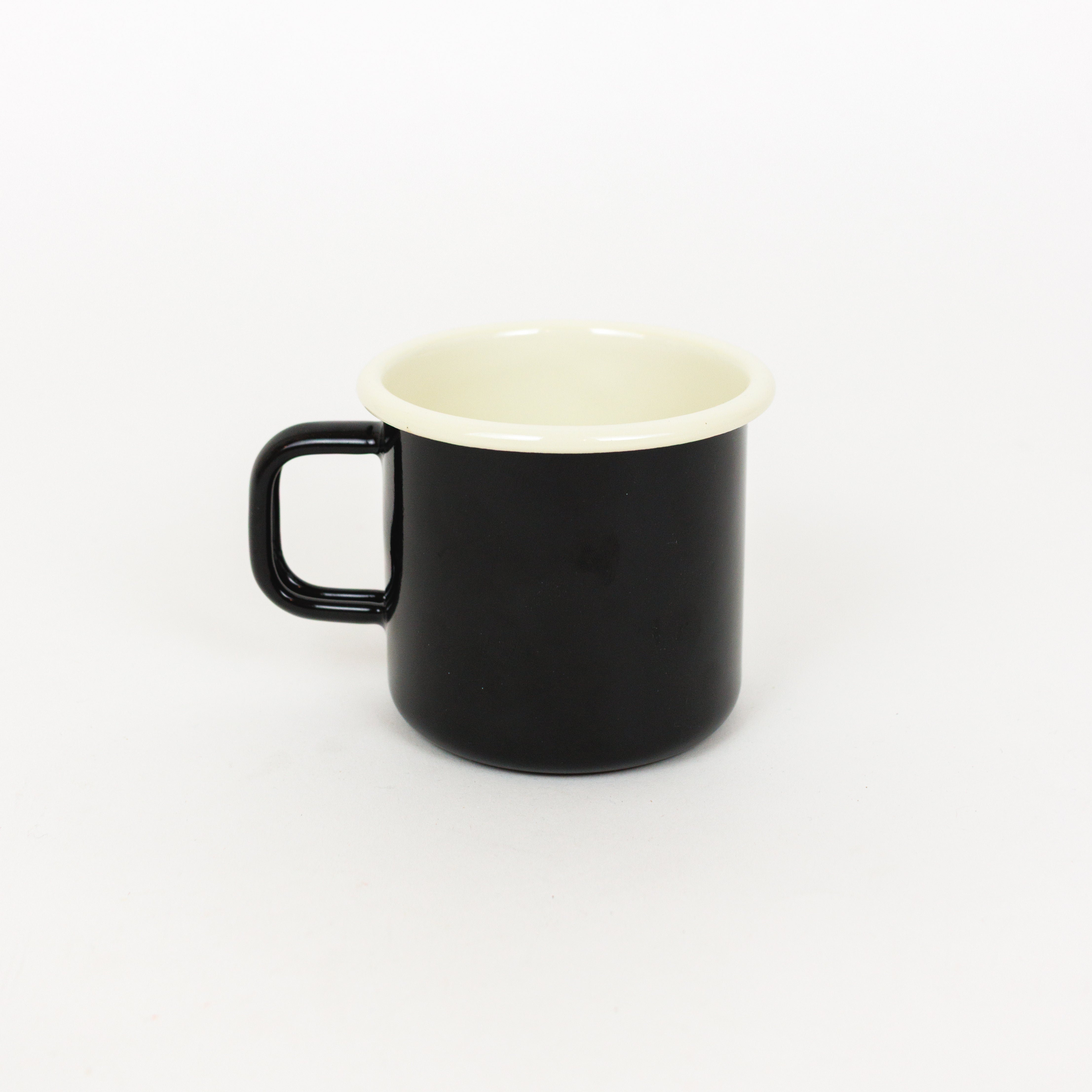 Black Enamel Mug