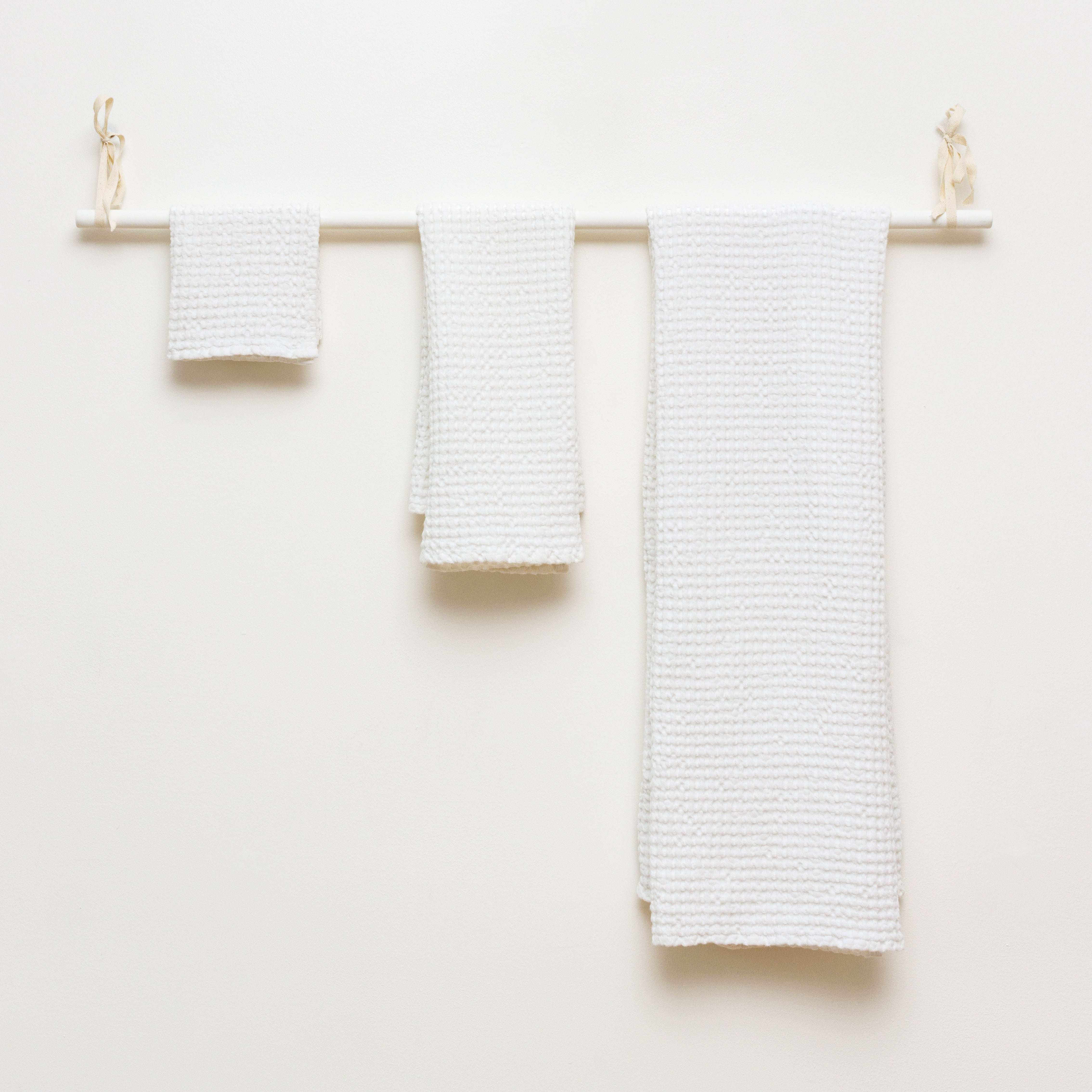 Cotton & Linen Honeycomb Waffle Towels