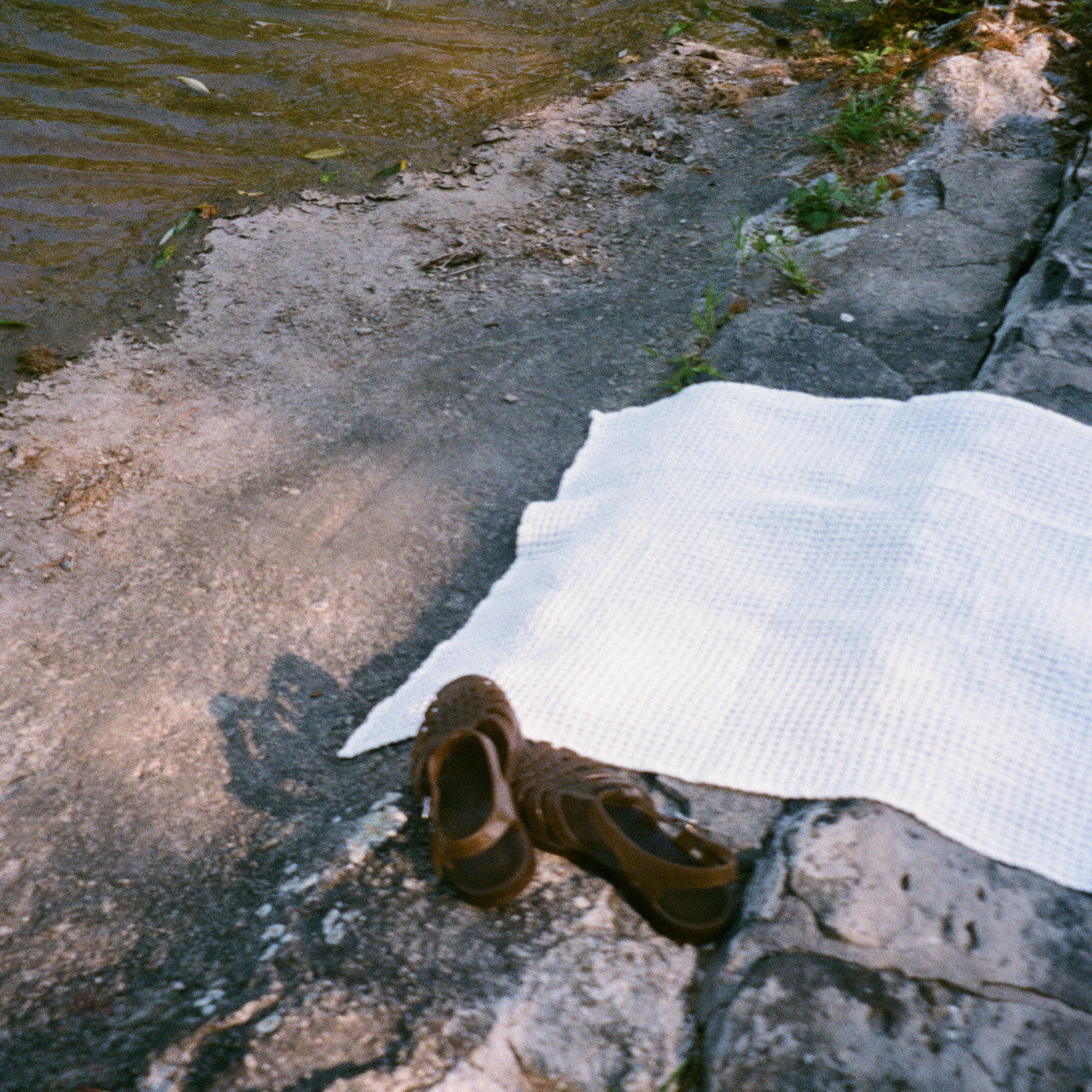 Cotton & Linen Honeycomb Waffle Towels