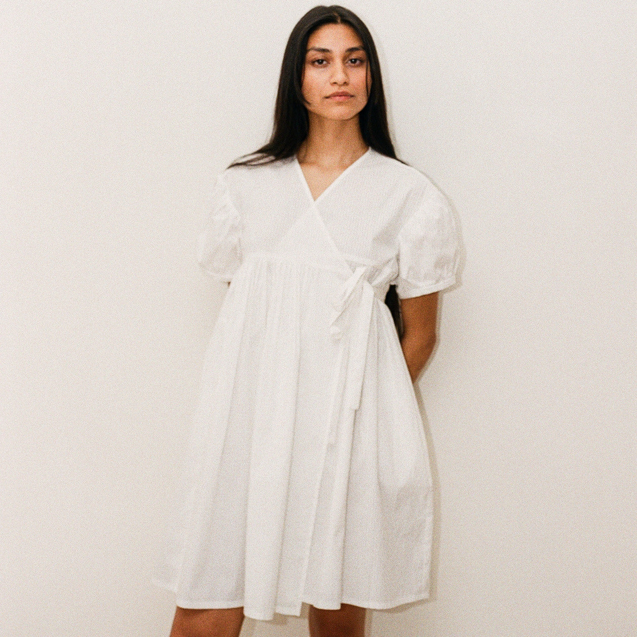 Cotton Wrap Dress (30% off)