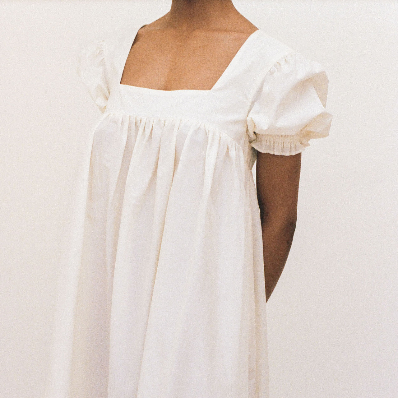 Batiste Cotton Tie-back Dress – Salter House