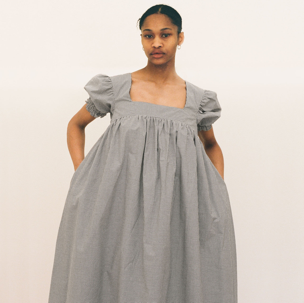 Vichy Check Cotton Tie-back Dress (50% off) Salter House Vichy Check Cotton Tie-back Dress (50% off) Salter House