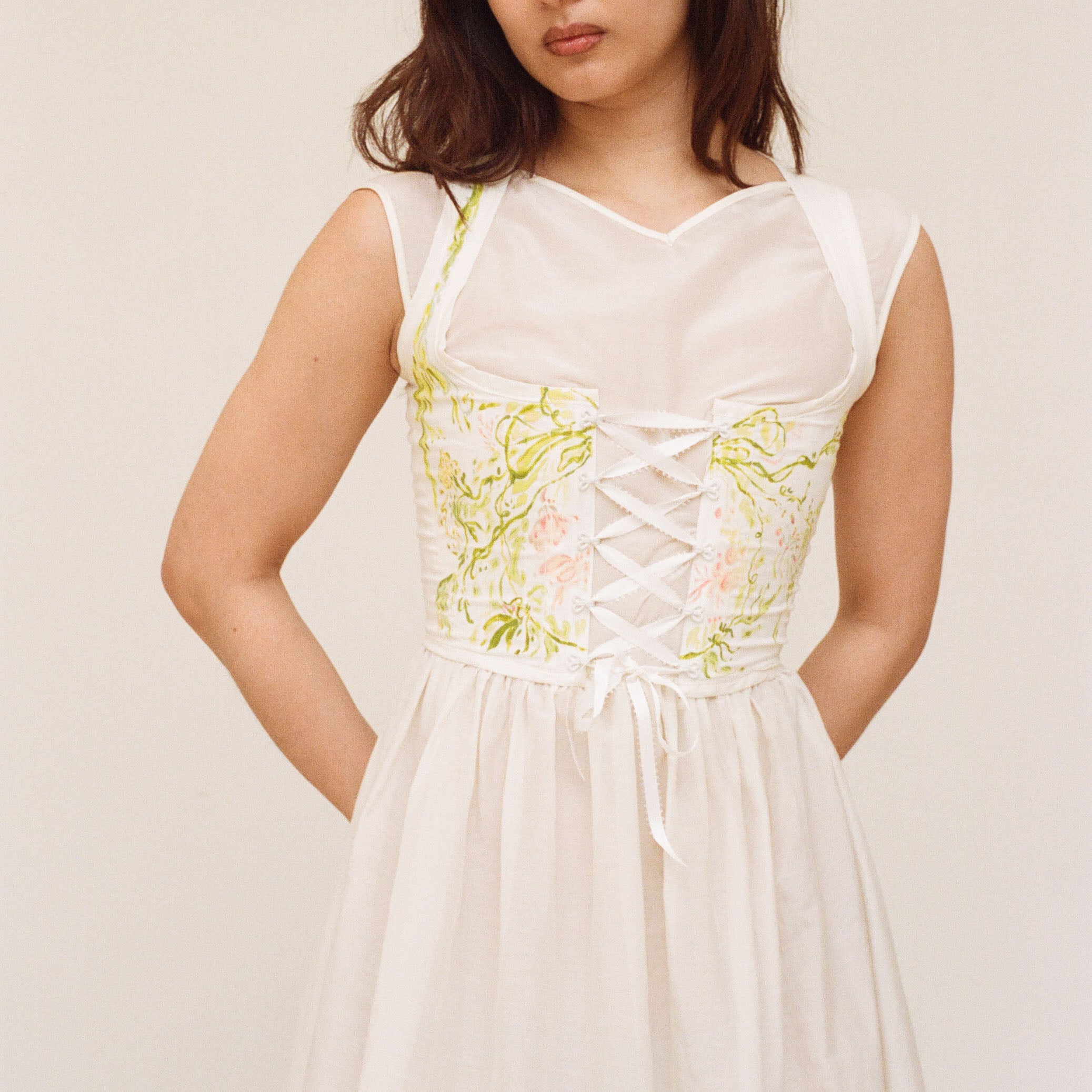 Morgane Richer La Flèche Painted Corset, Small