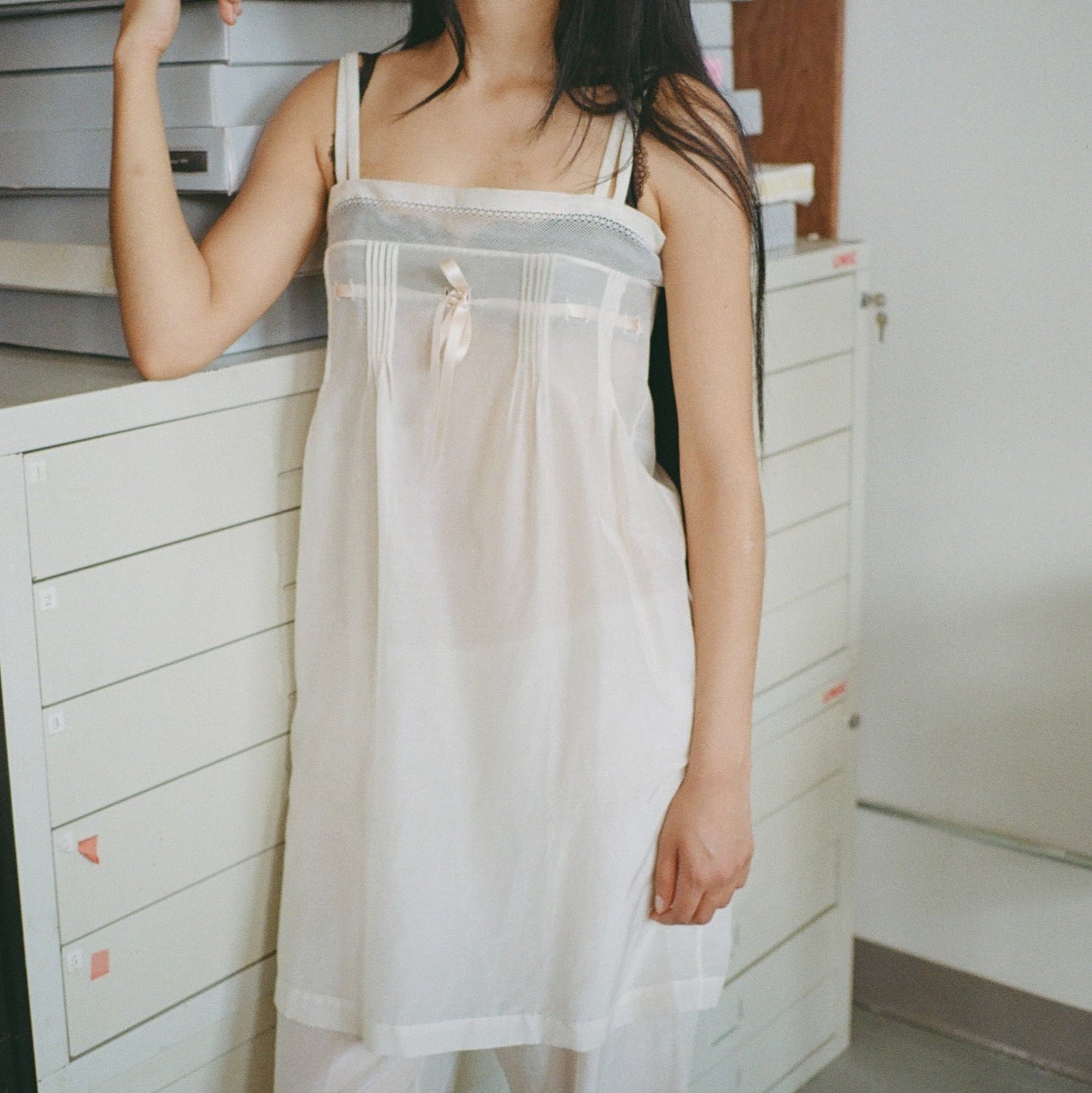 Torchon Lace Dress, Ivory