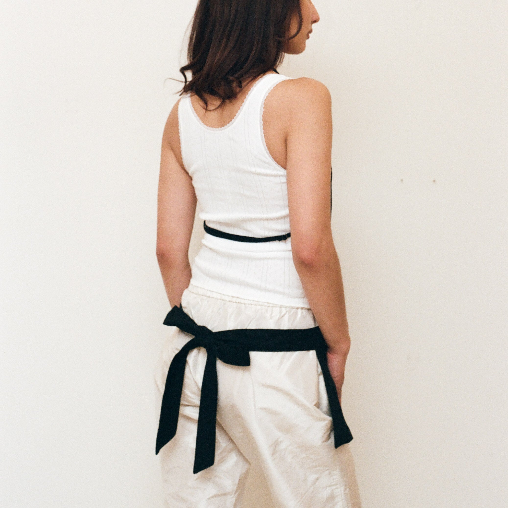 Black Pleated Apron