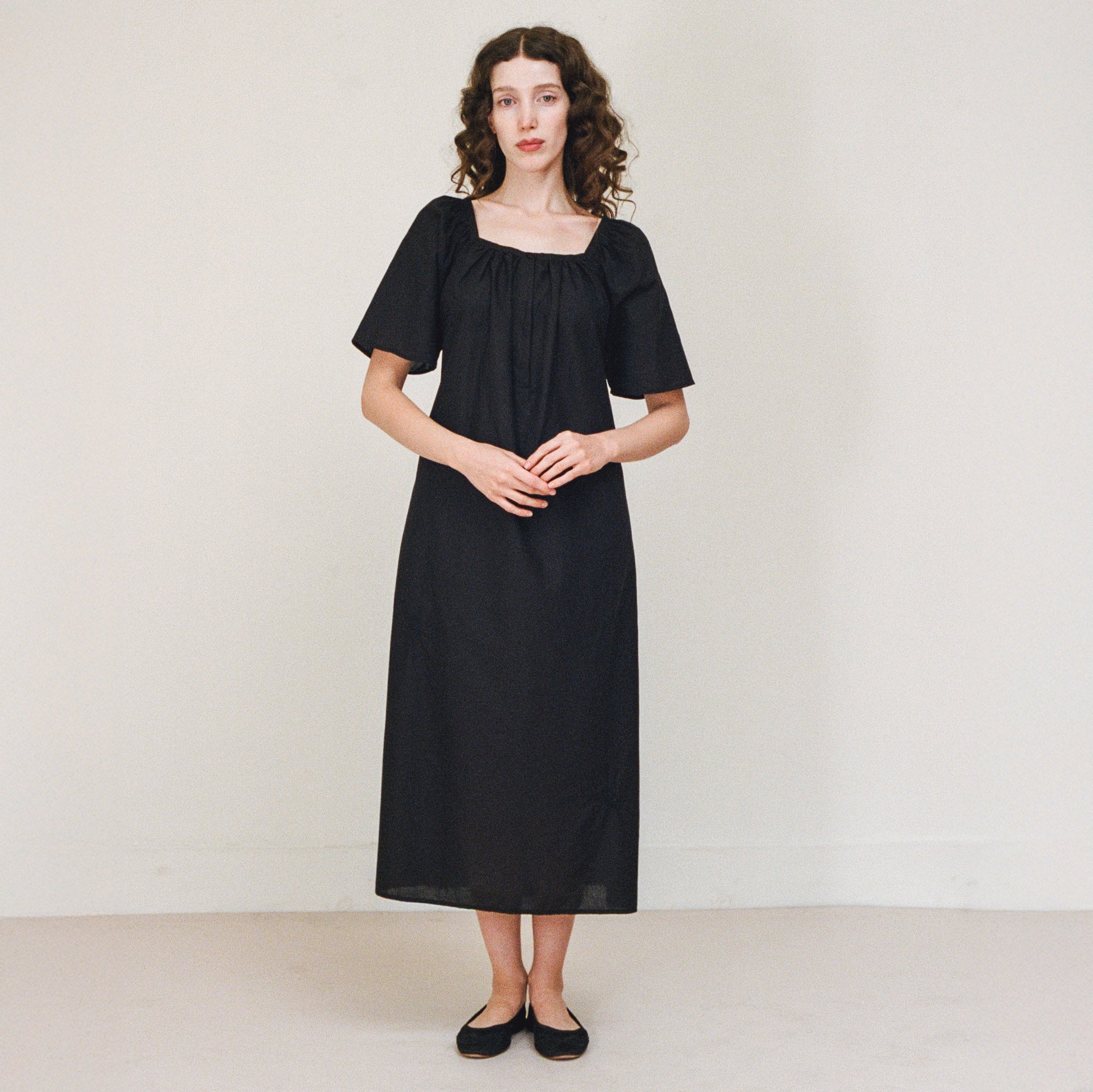 black sleep dress Dagsmejan Women's Balance Night Dress, Blue, M