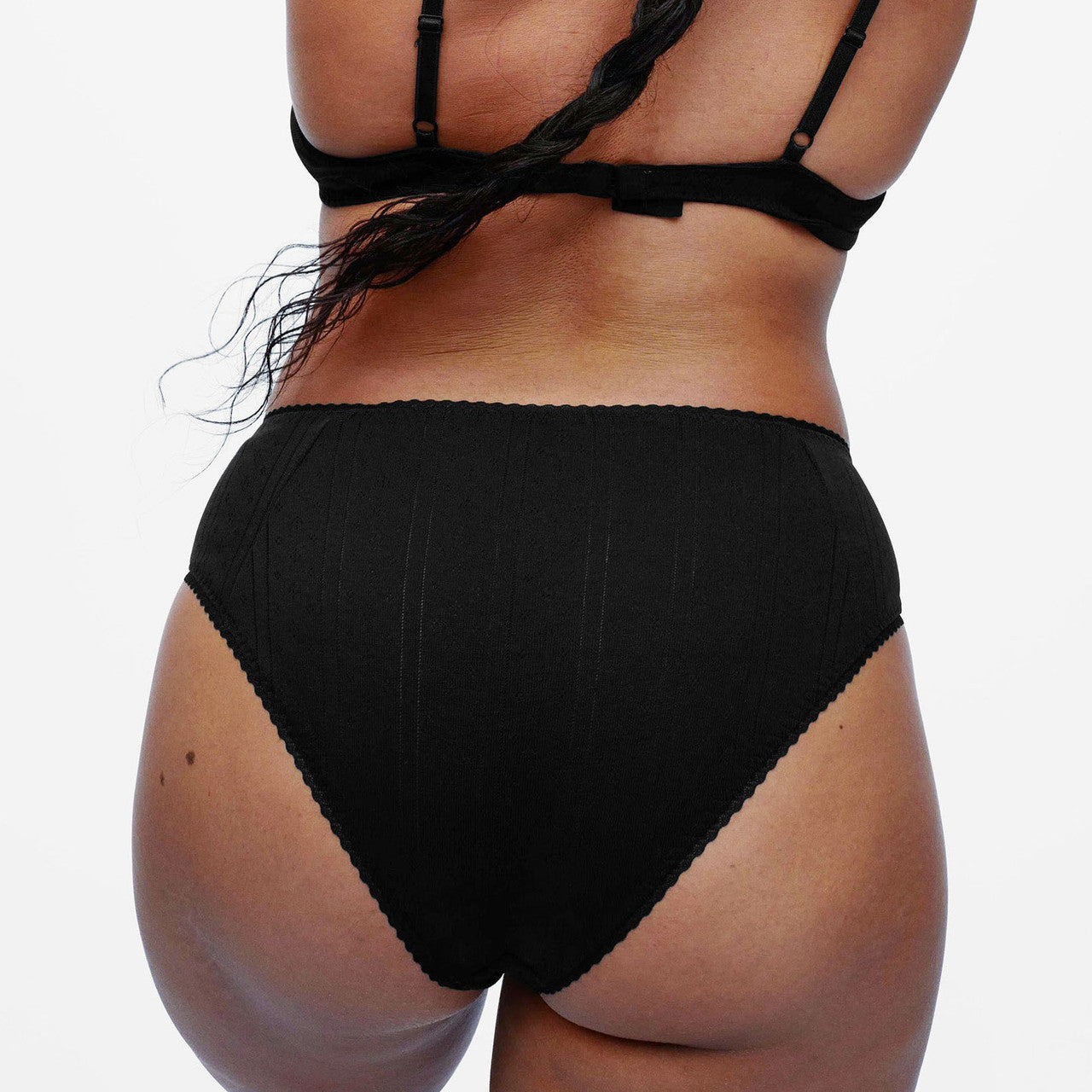 Cou Cou Black Cotton Cozy Brief