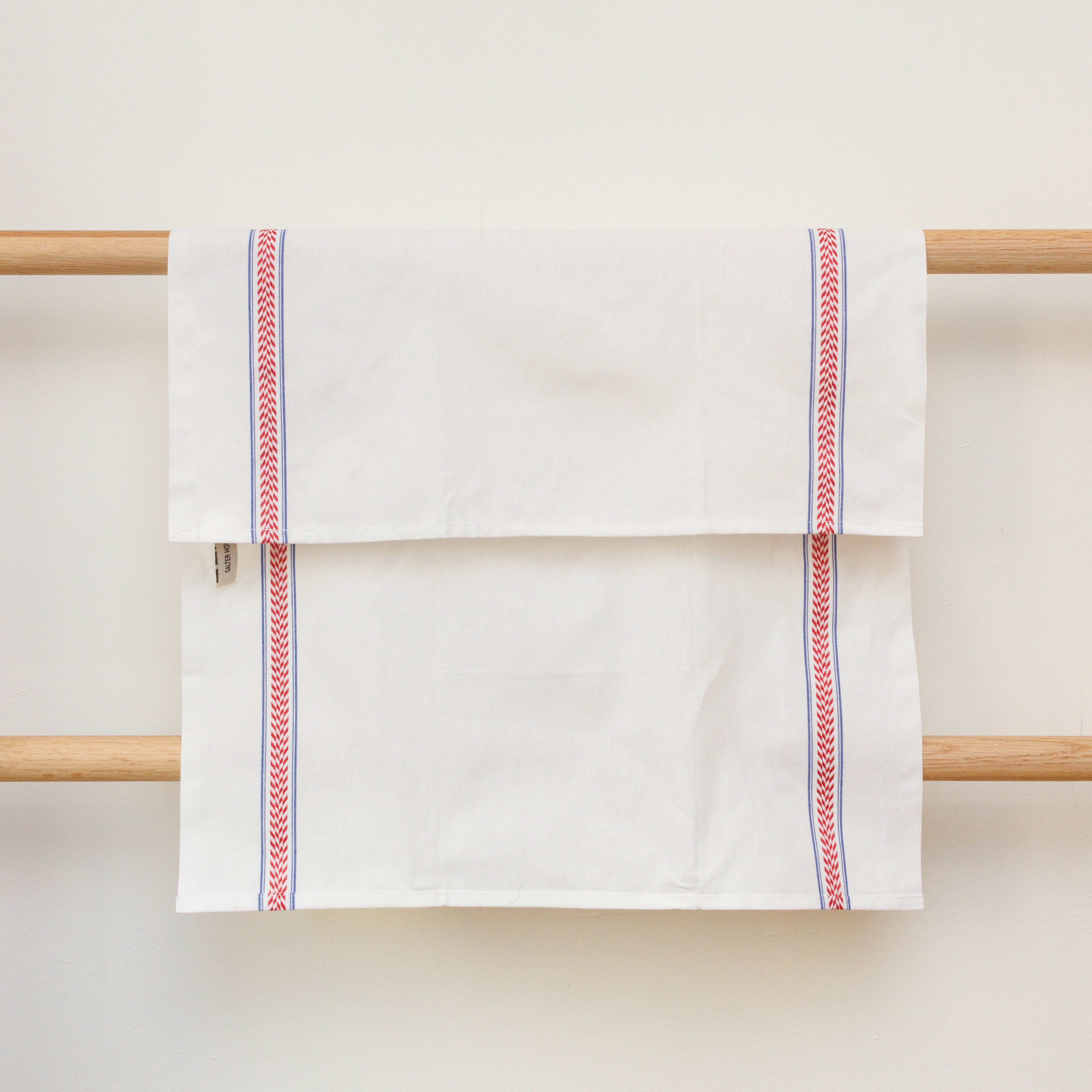 French Cotton Point Stripe Tea Towel