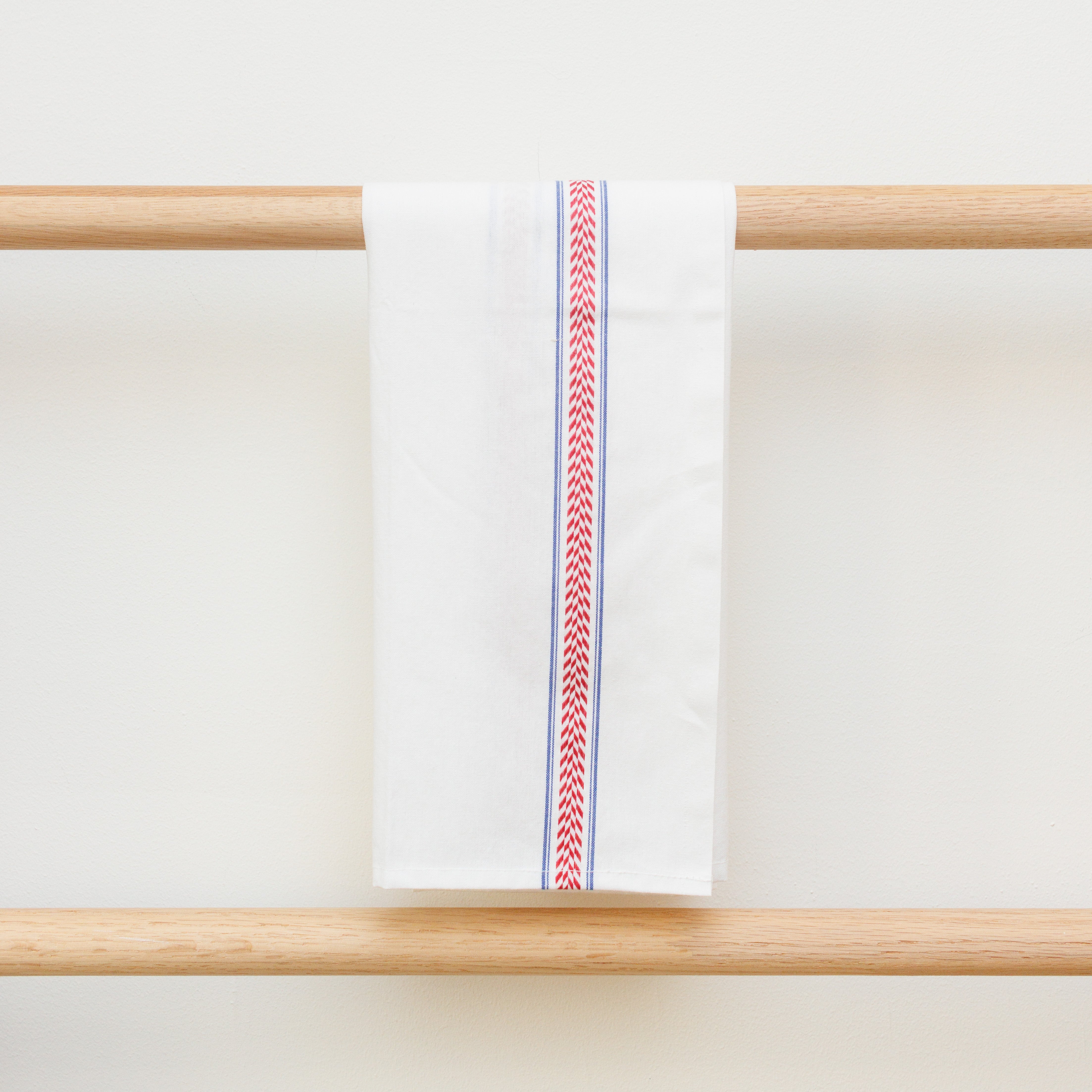 French Cotton Point Stripe Tea Towel