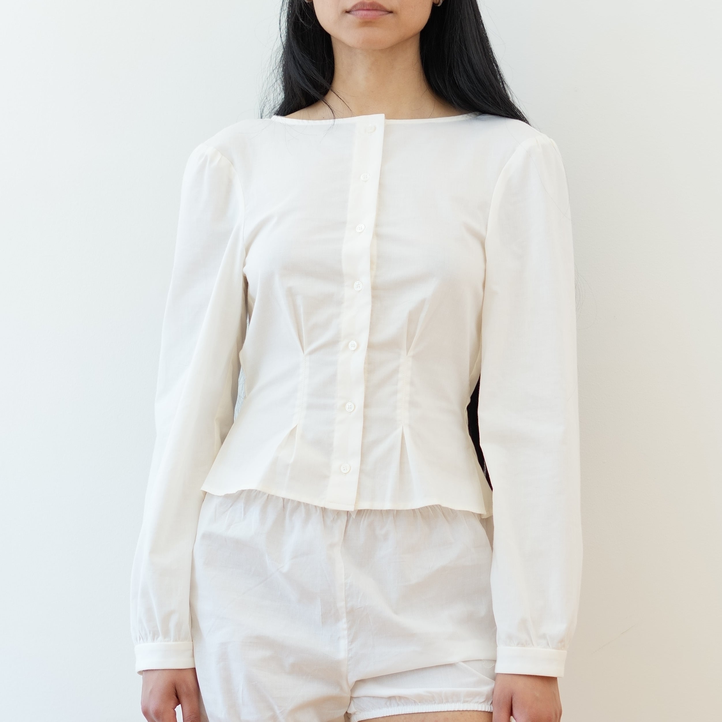 Topstitch Shirt, Batiste