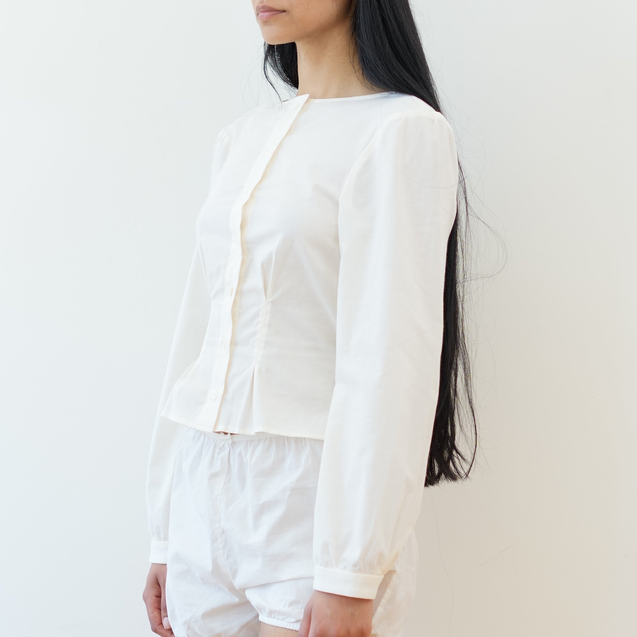 Topstitch Shirt, Batiste