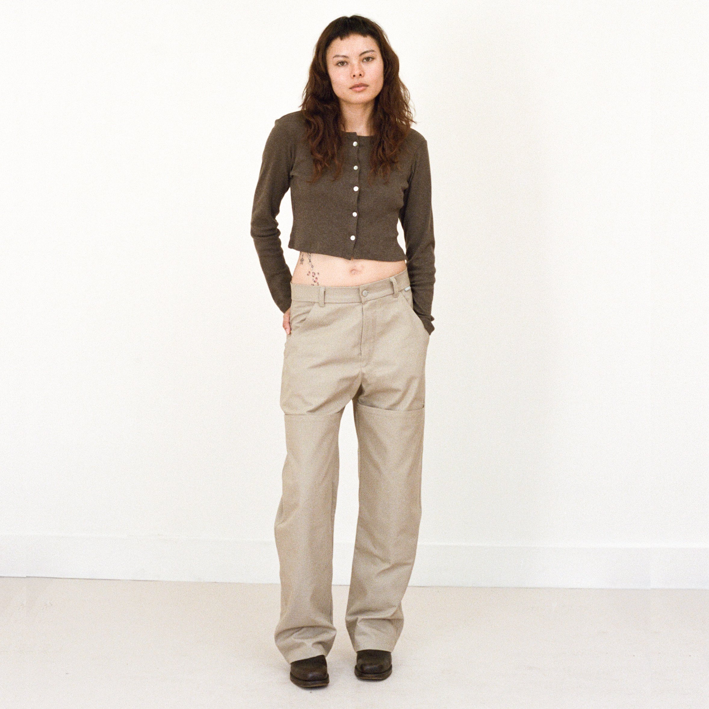 Sand Deep-Pocket Work Pants