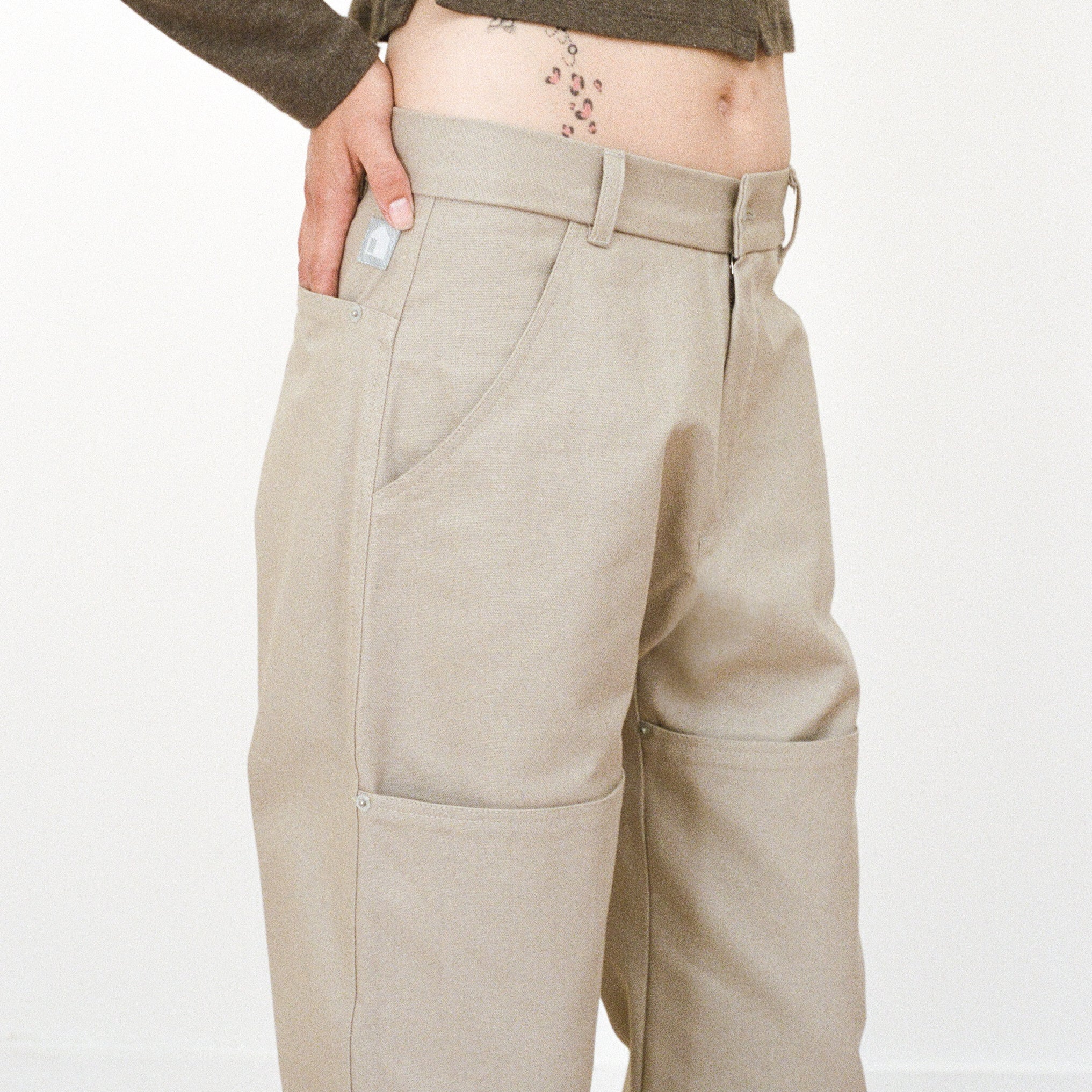 Sand Deep-Pocket Work Pants