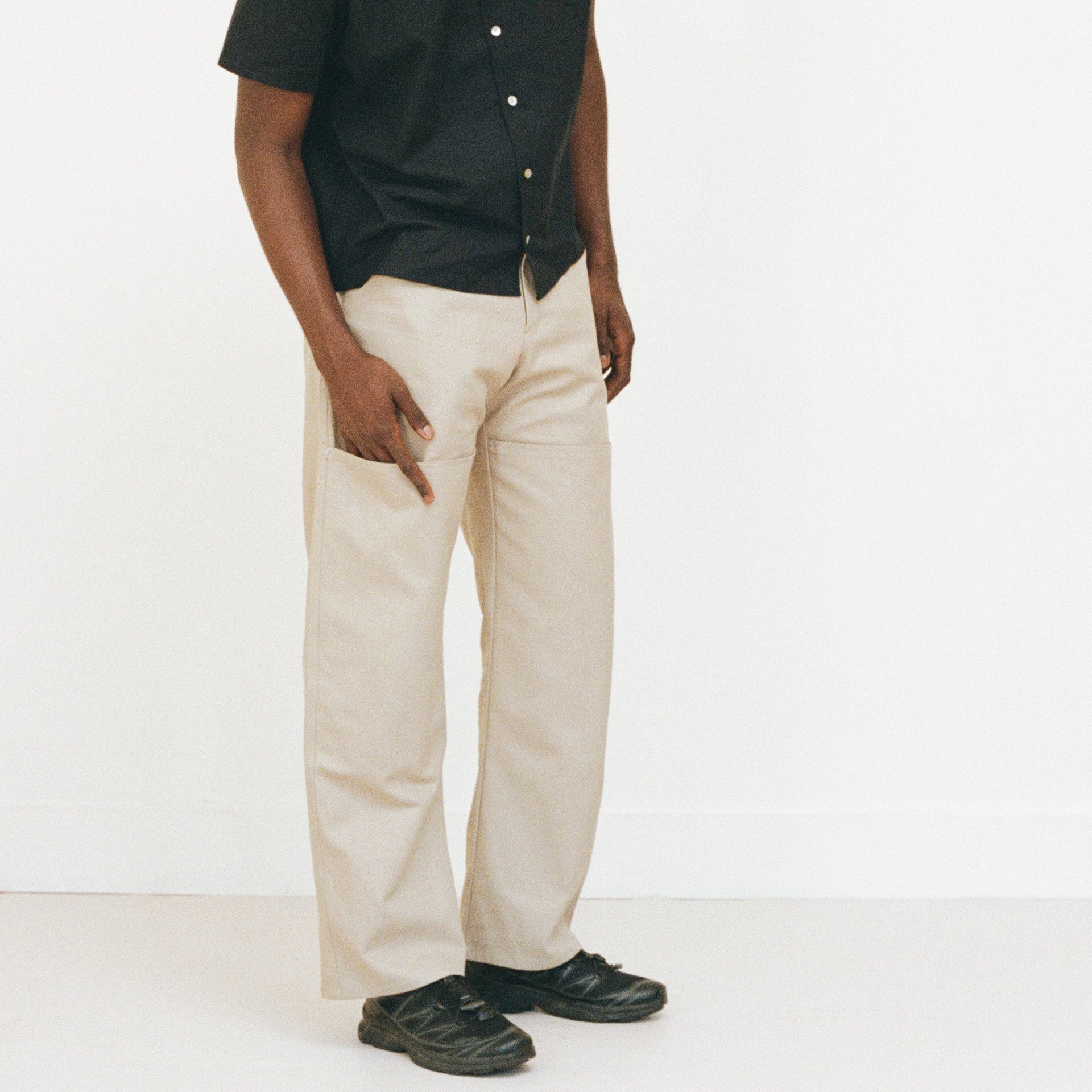 Sand Deep-Pocket Work Pants