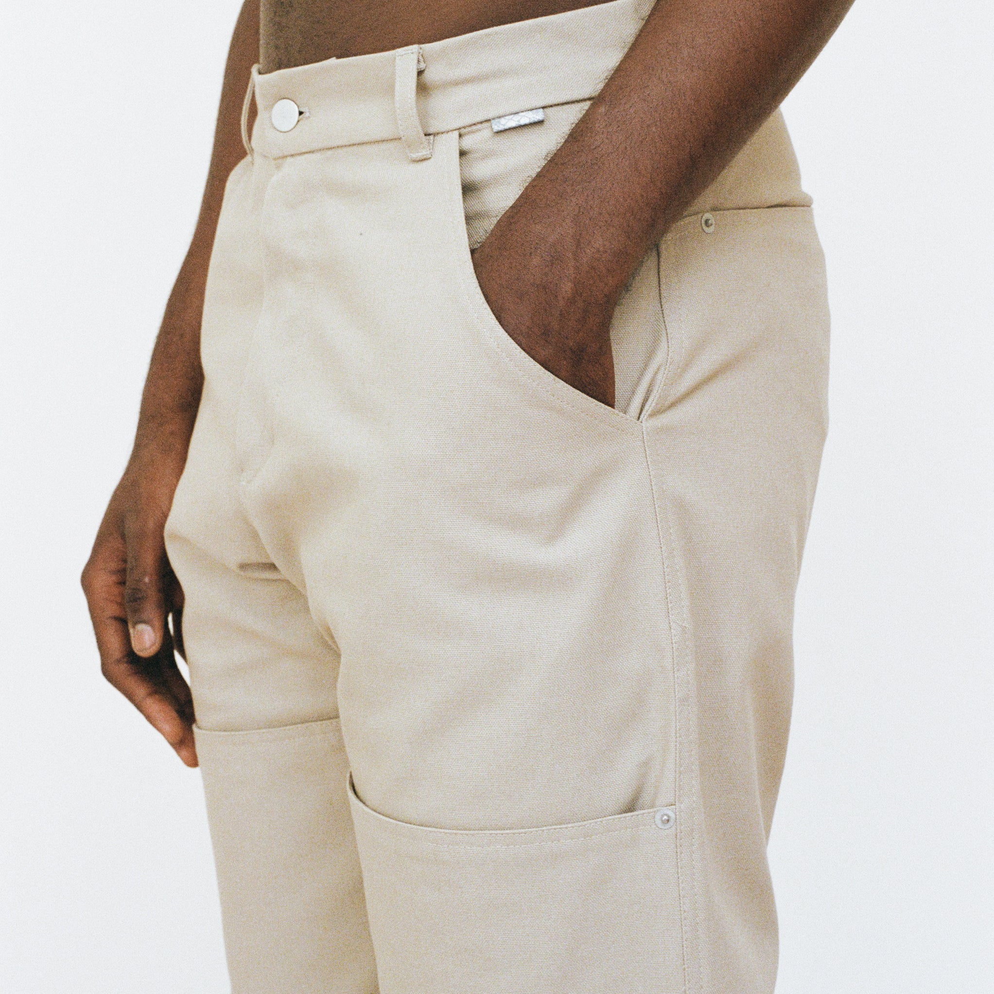 Sand Deep-Pocket Work Pants