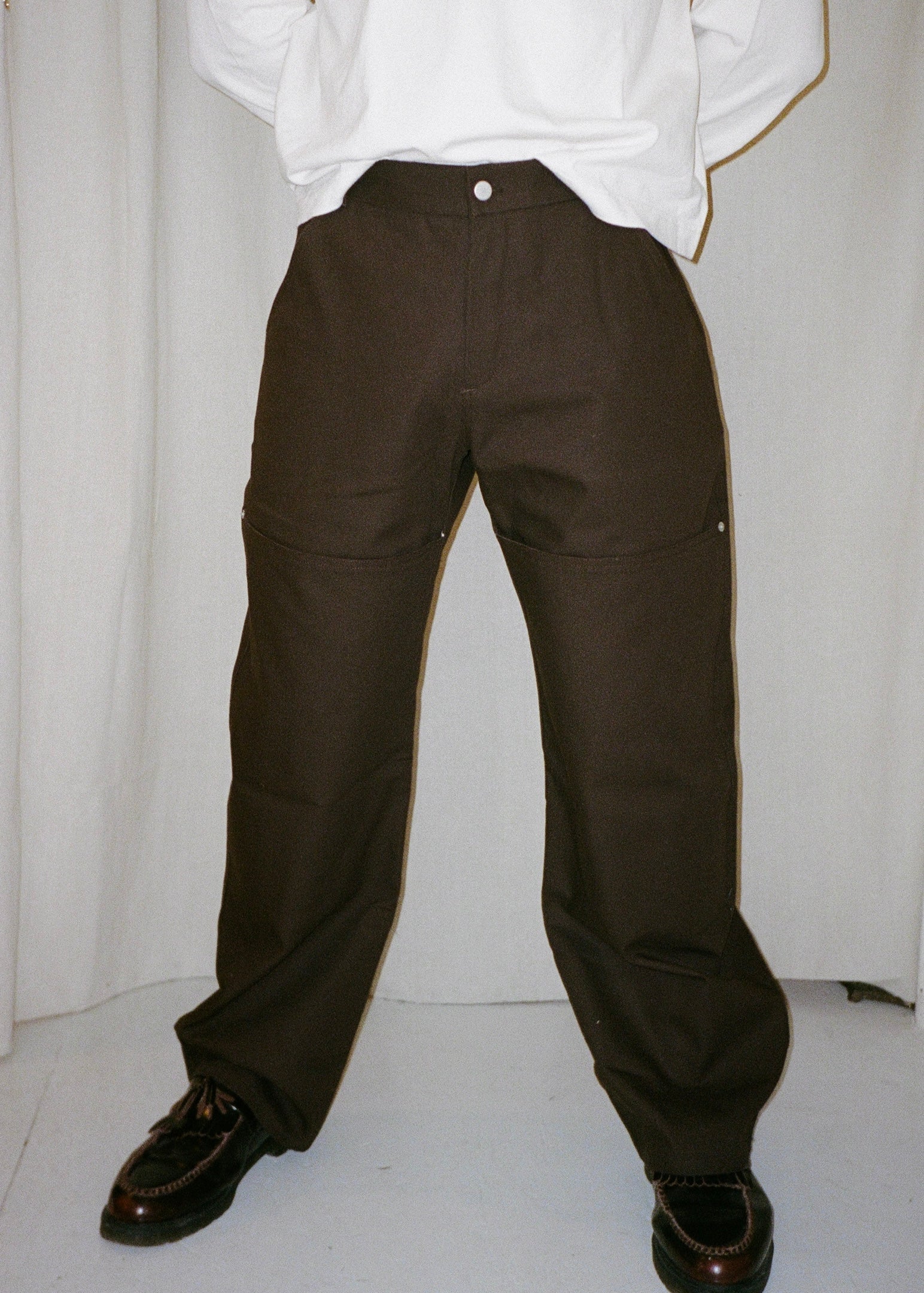 Deep-Pocket Work Pants, Cocoa