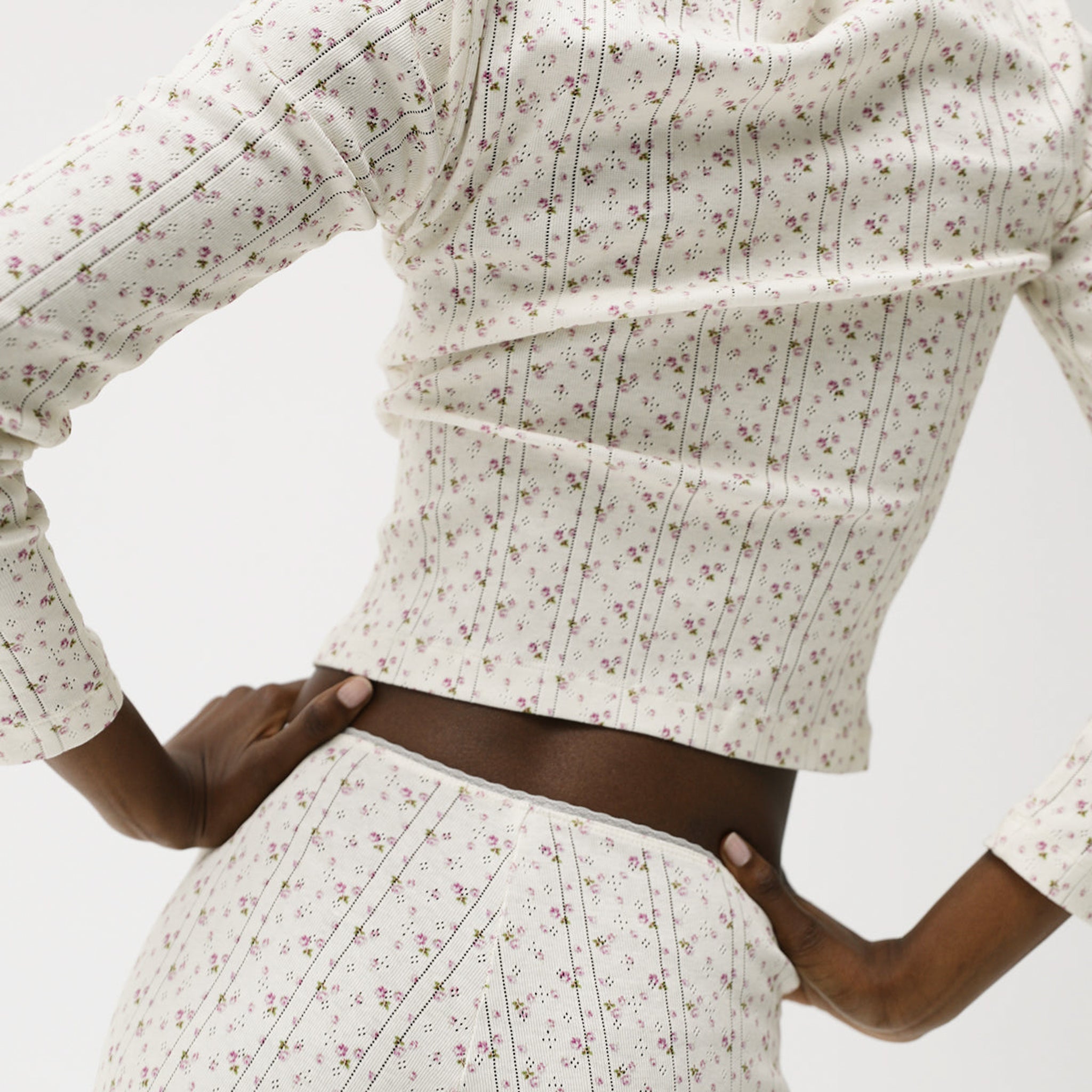 Cou Cou English Rose Cotton Cardigan