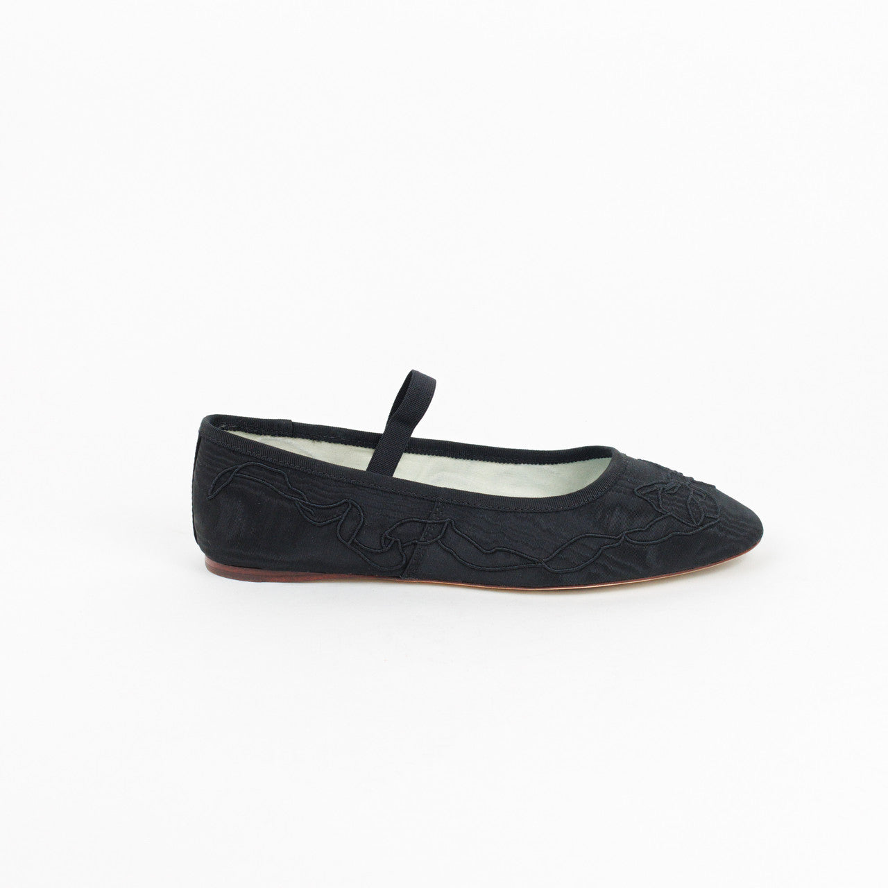 Embroidered Bow Ballet Flat by Salter House & Loeffler Randall