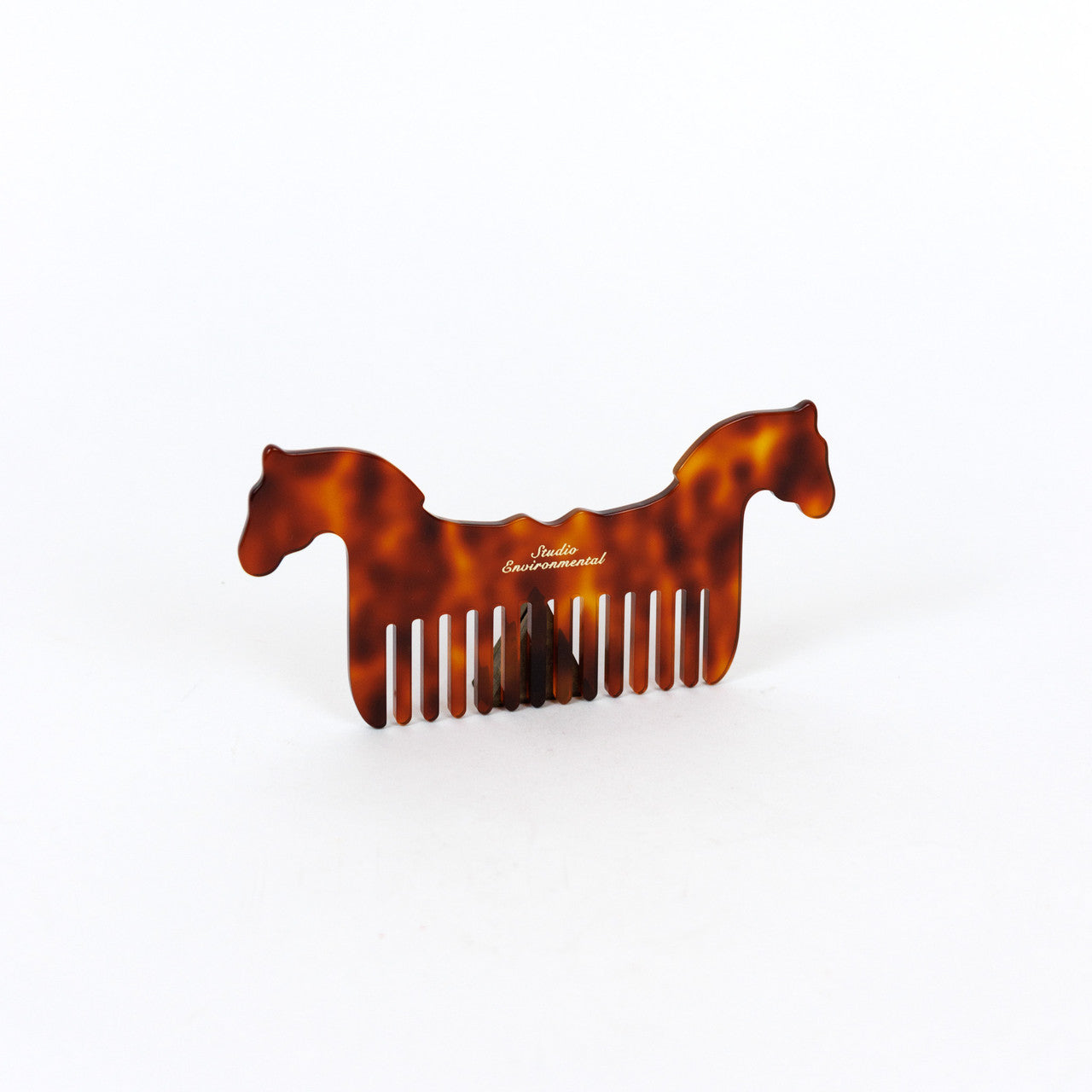 Horse Comb in Tortoise