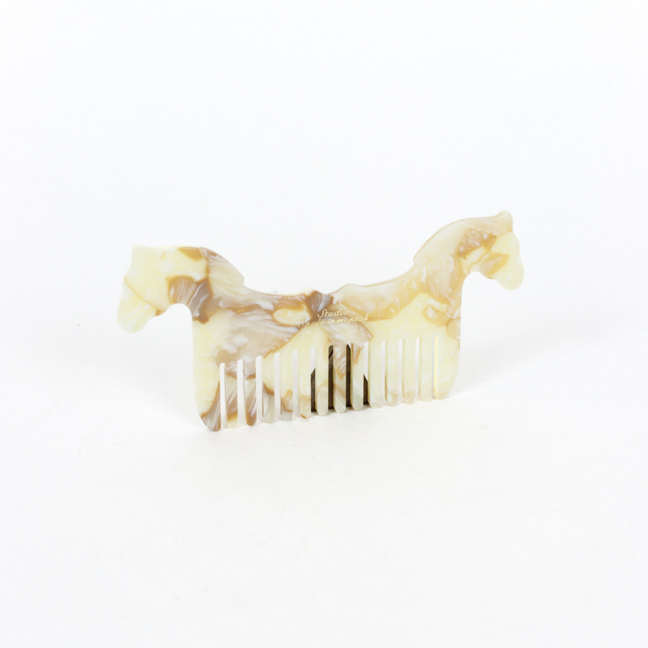 Horse Comb in Marble