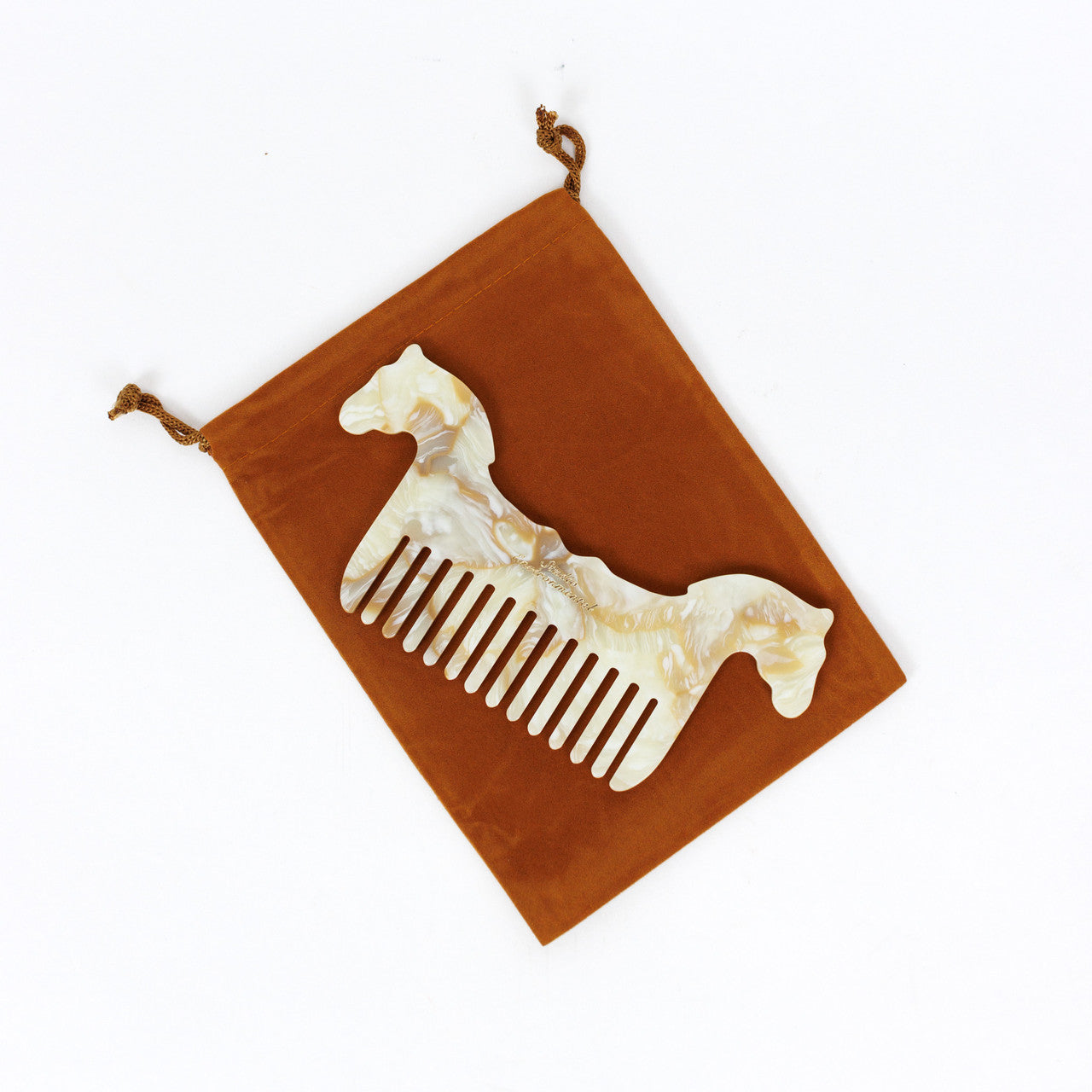 Horse Comb in Marble