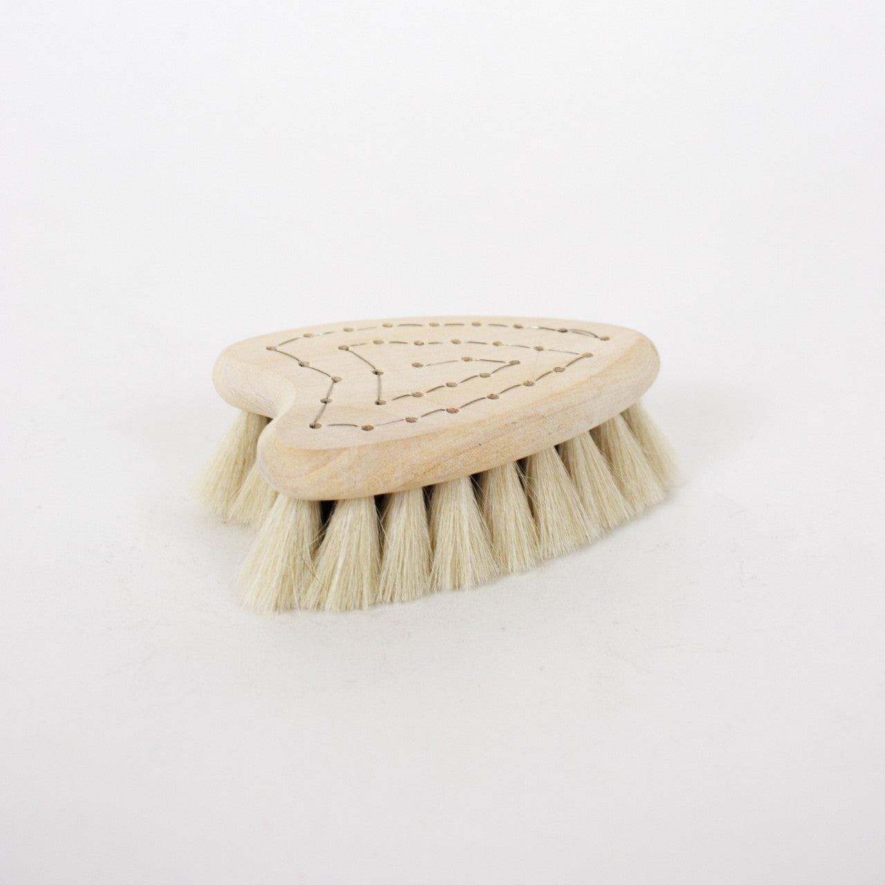 Goat Hair Baby Brush, Heart