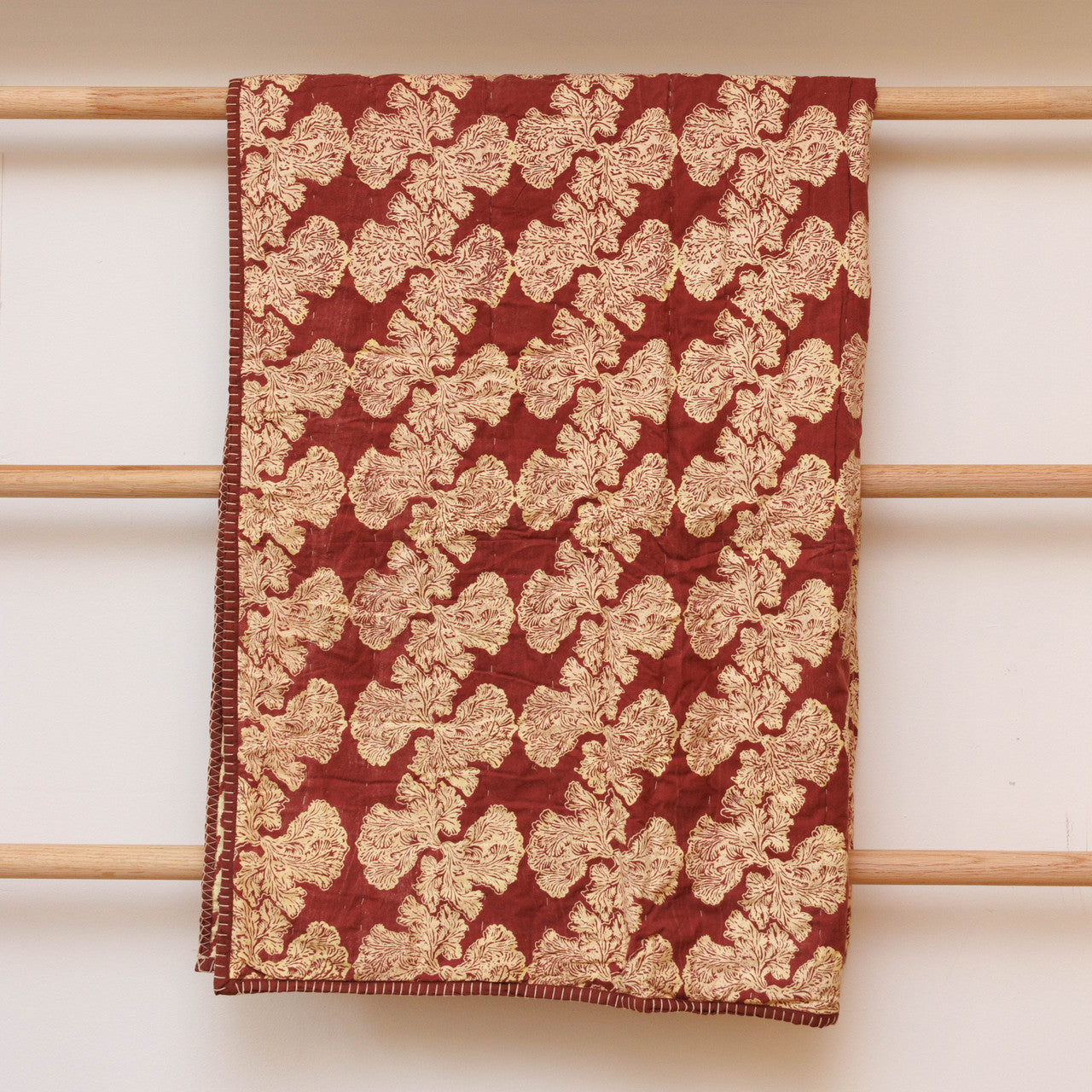 Block Print Blankets - Wild Shroom