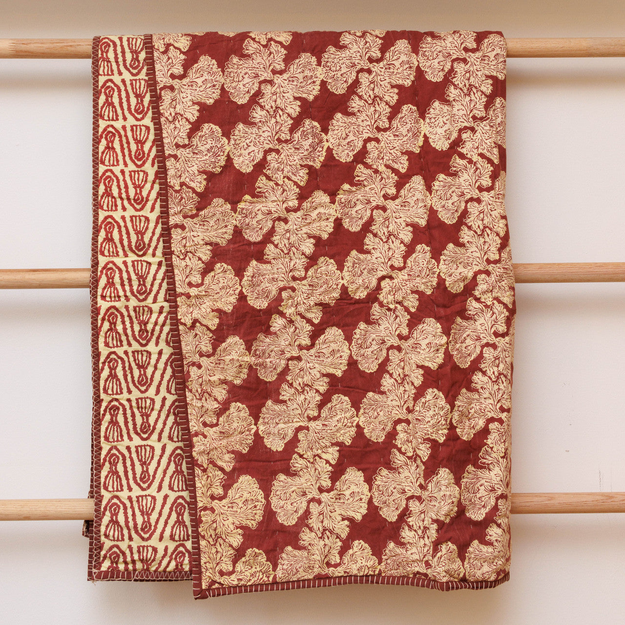 Block Print Blankets - Wild Shroom