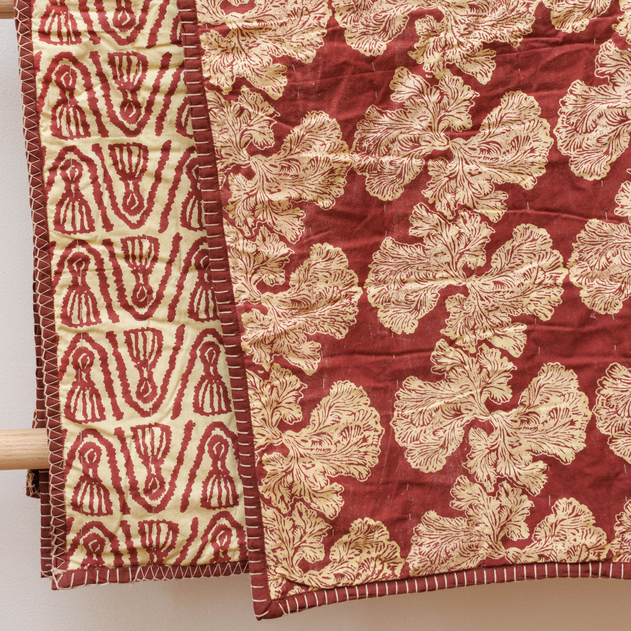 Block Print Blankets - Wild Shroom