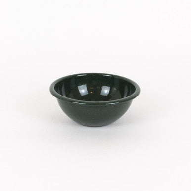 Forest Green Speckled Enamel Cereal Bowl