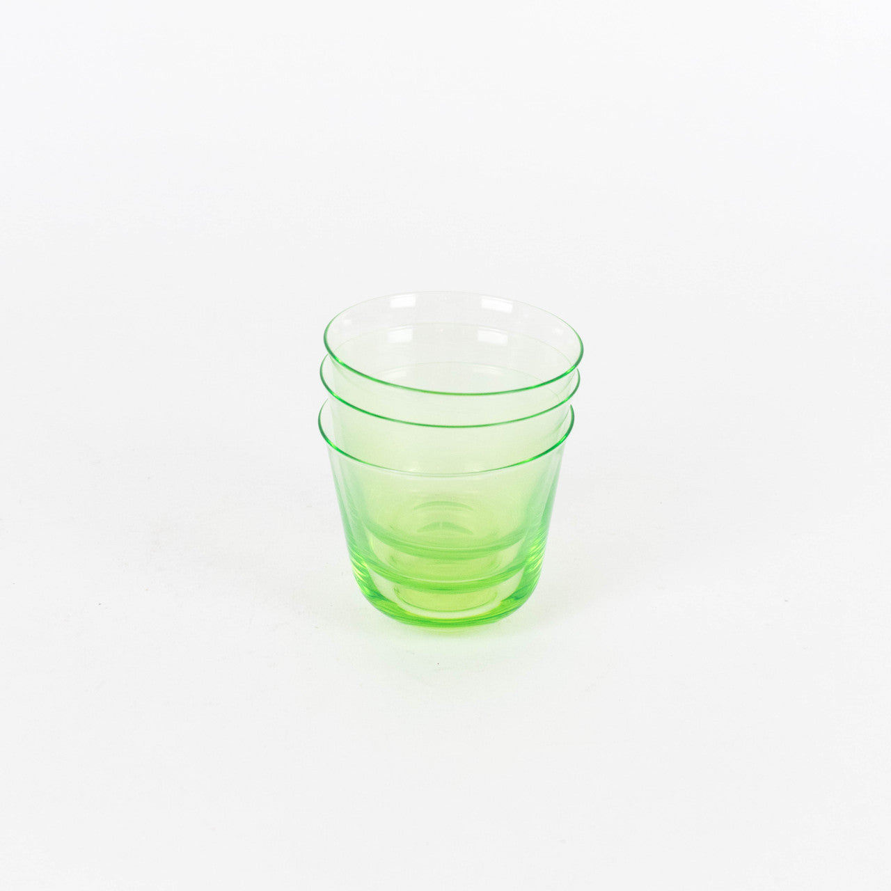 Green Crystal Glass Tumbler