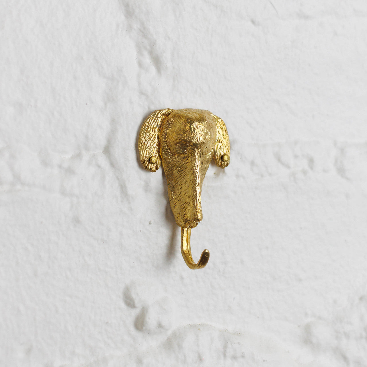 Brass Dog Key Hook by Elizabeth Jaeger