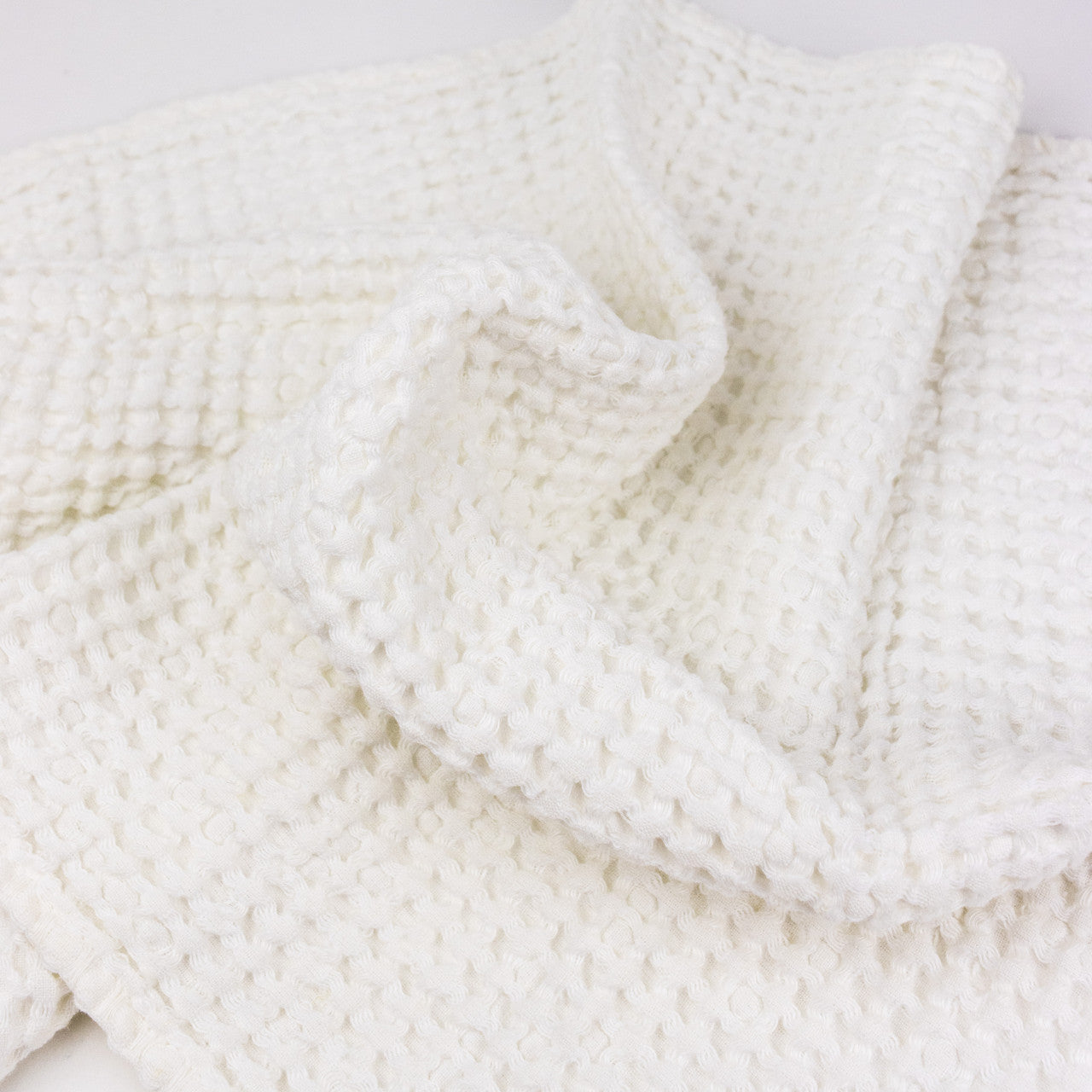 Cotton & Linen Honeycomb Waffle Towels