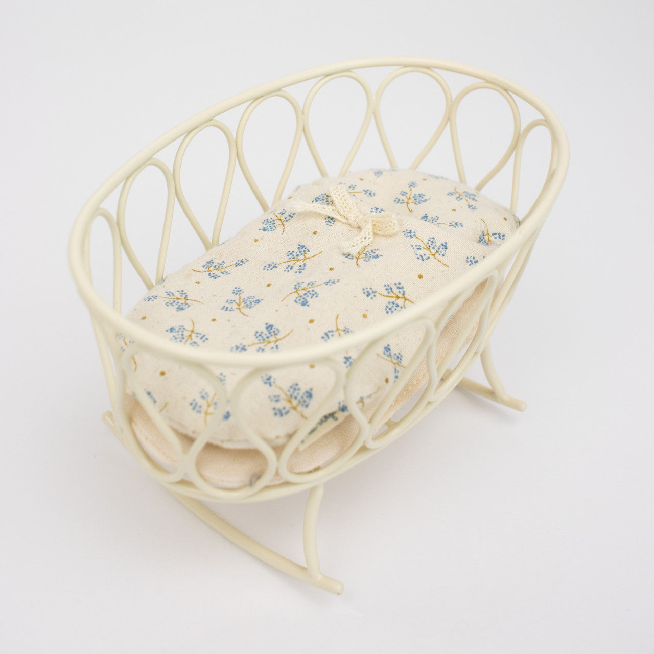 Maileg Baby Bunny Cradle with Sleeping Bag