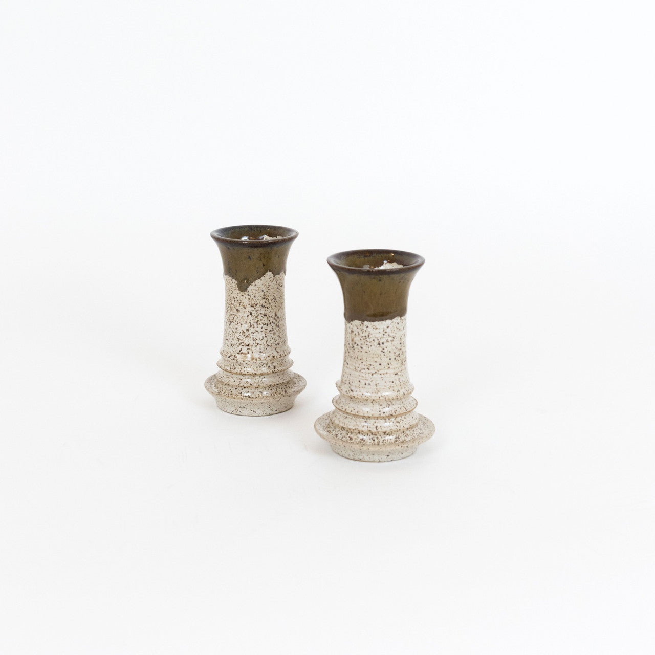 Speckled Candle Holders by Sophie Haulman