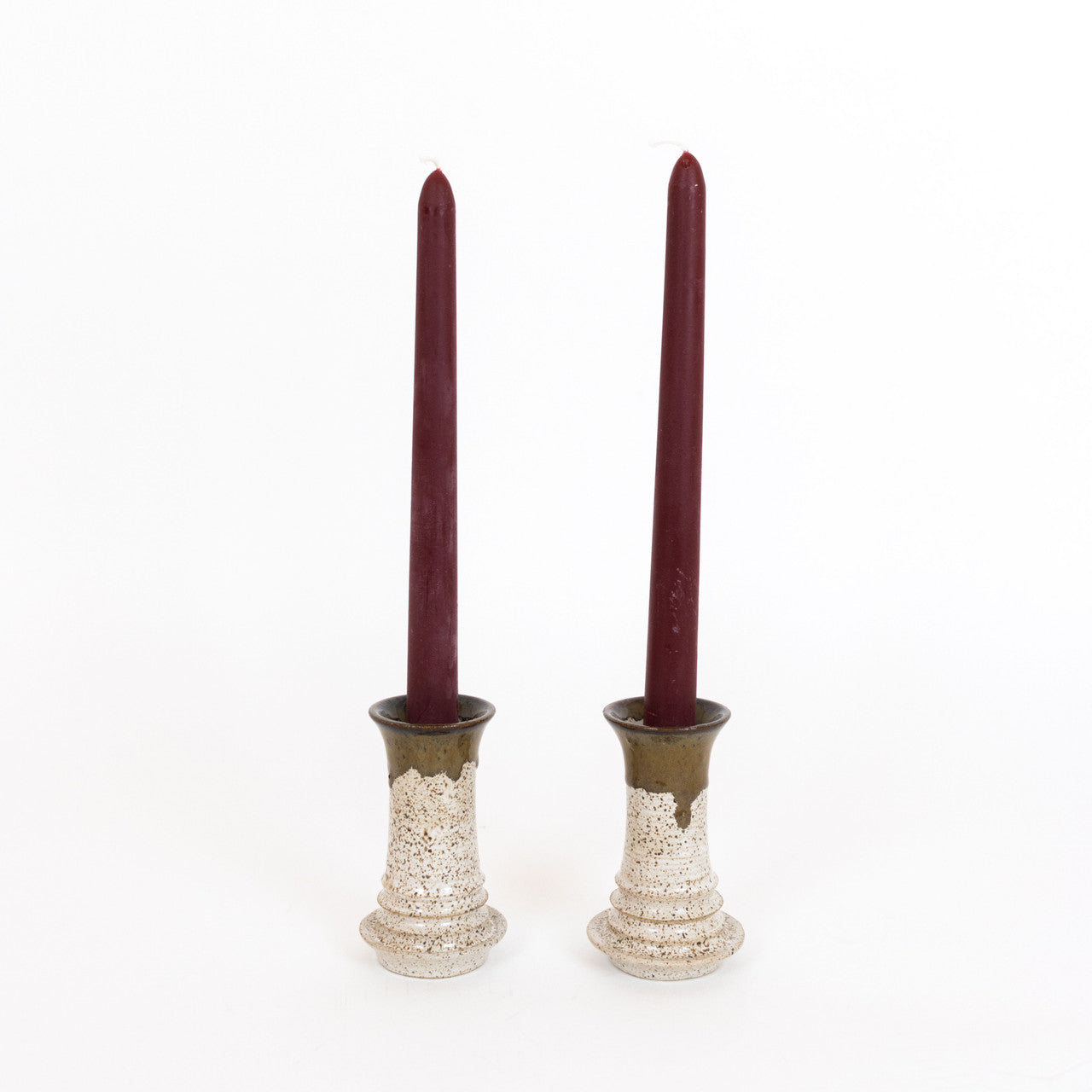 Speckled Candle Holders by Sophie Haulman