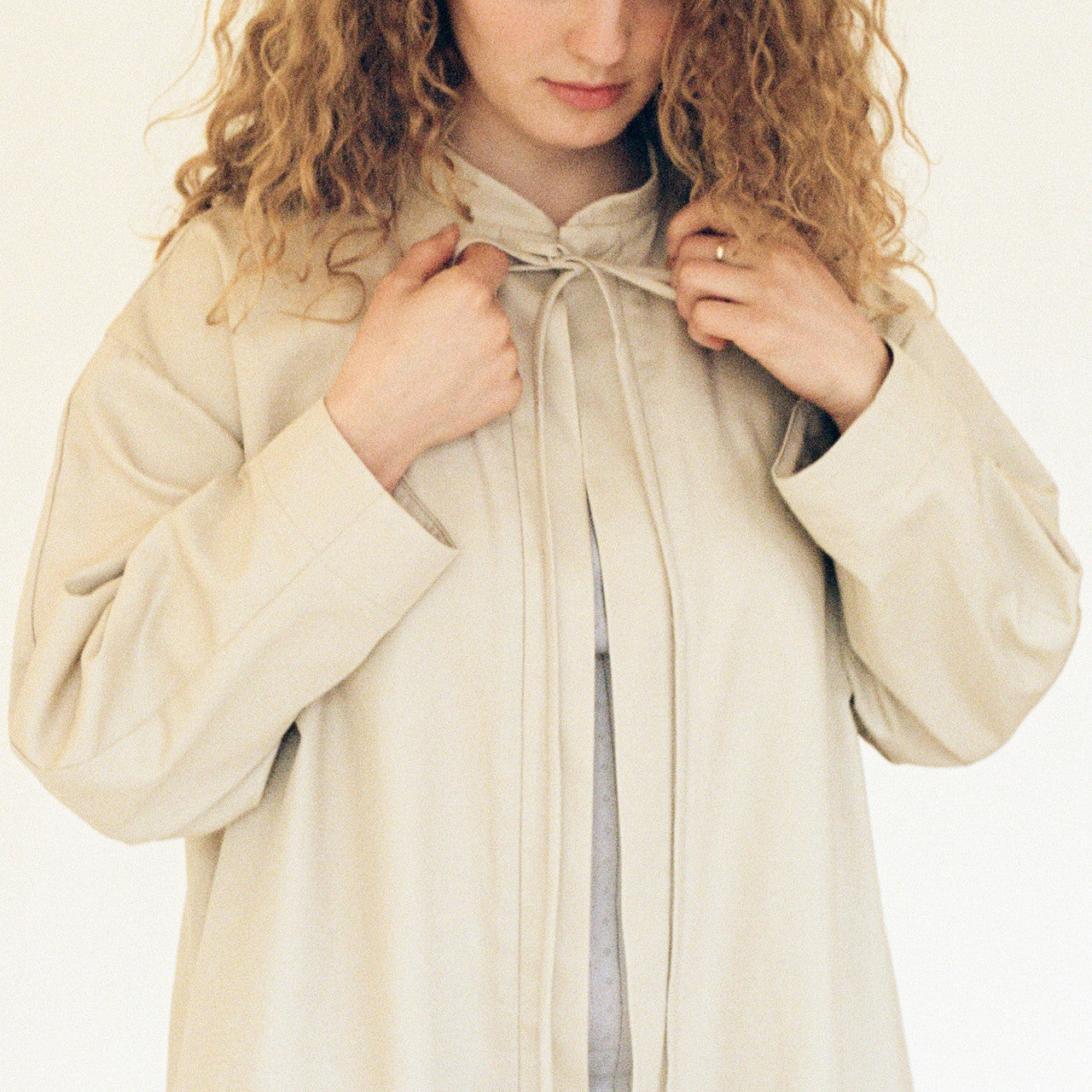 Wheat Twill Studio Coat