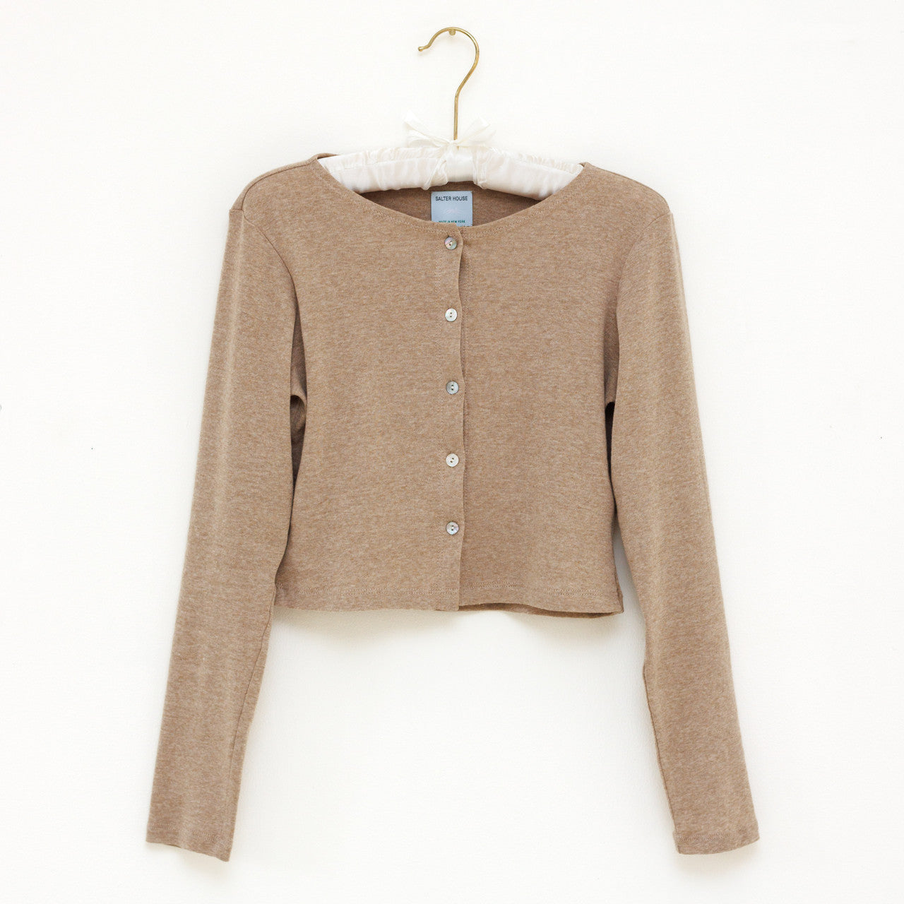 Organic Cotton Cardigan, Butterscotch