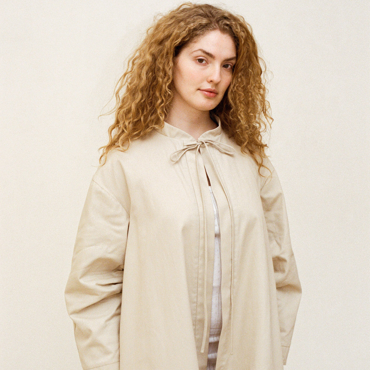 Wheat Twill Studio Coat