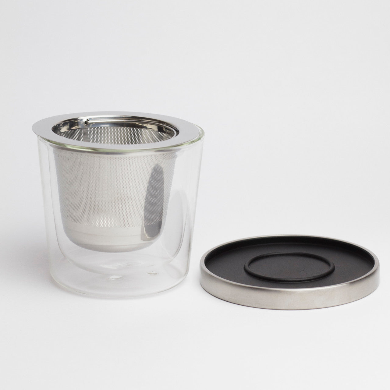 Kinto Leaves to Tea Cup with Strainer